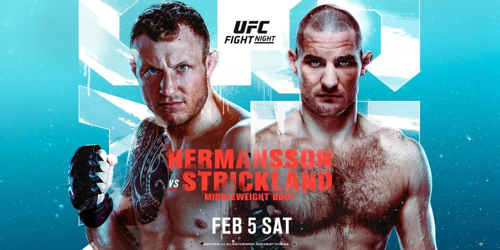 Sean Strickland odds-favoritt mot Jack Hermansson