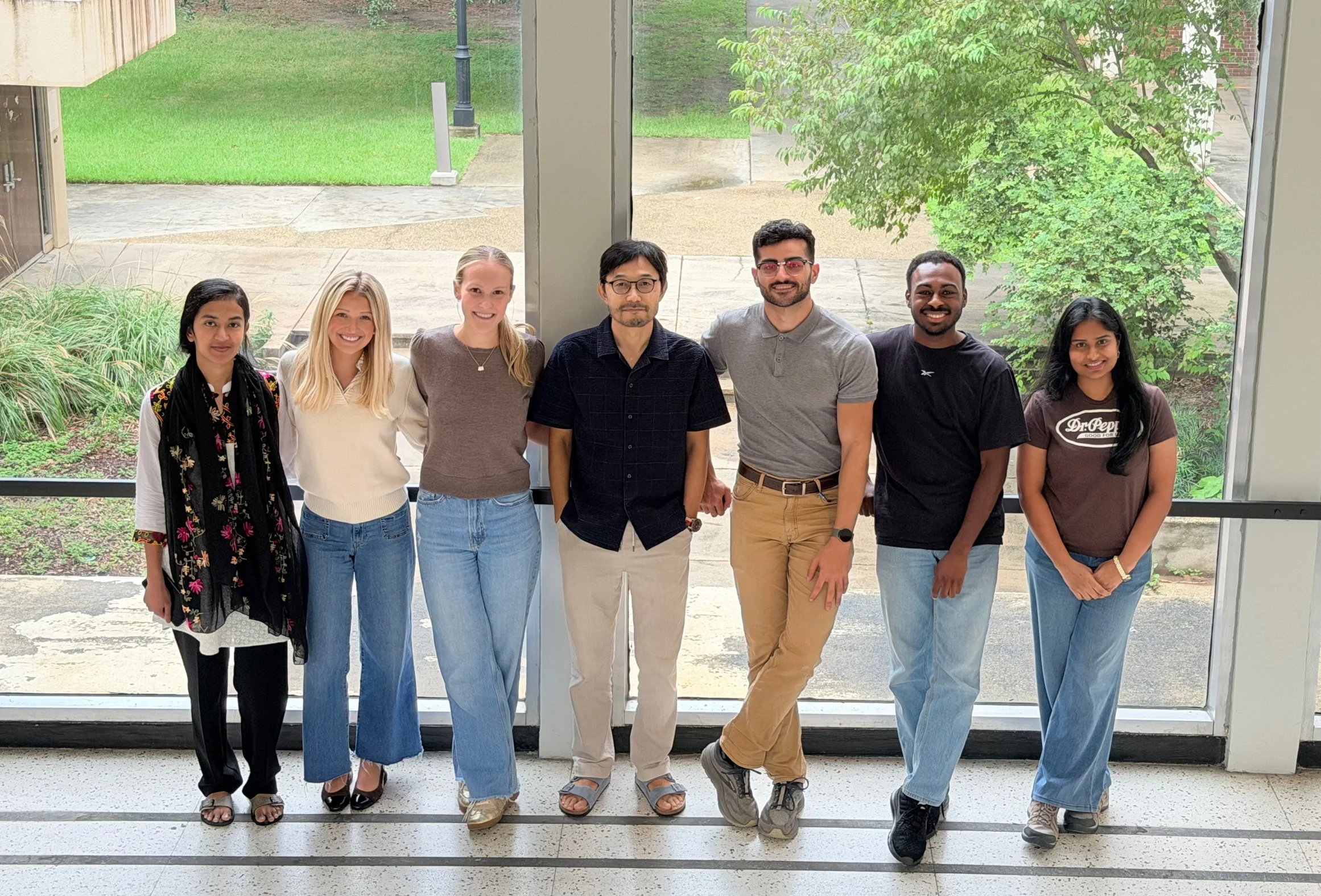 Members of the Tamori Lab at the University of Louisiana at Lafayette