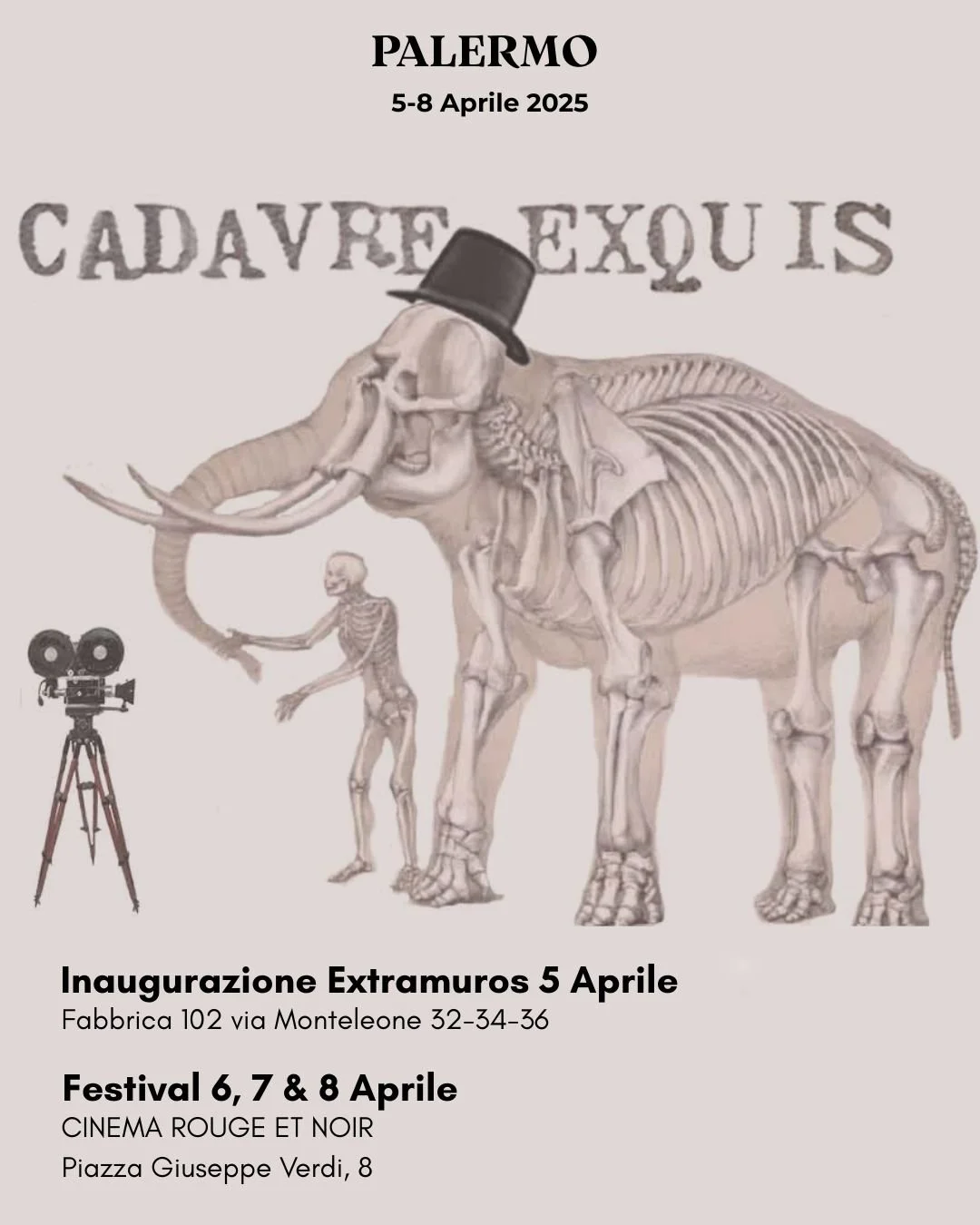 CADAVRE EXQUIS 2025 - A FRIDDA - 5 aprile Palermo