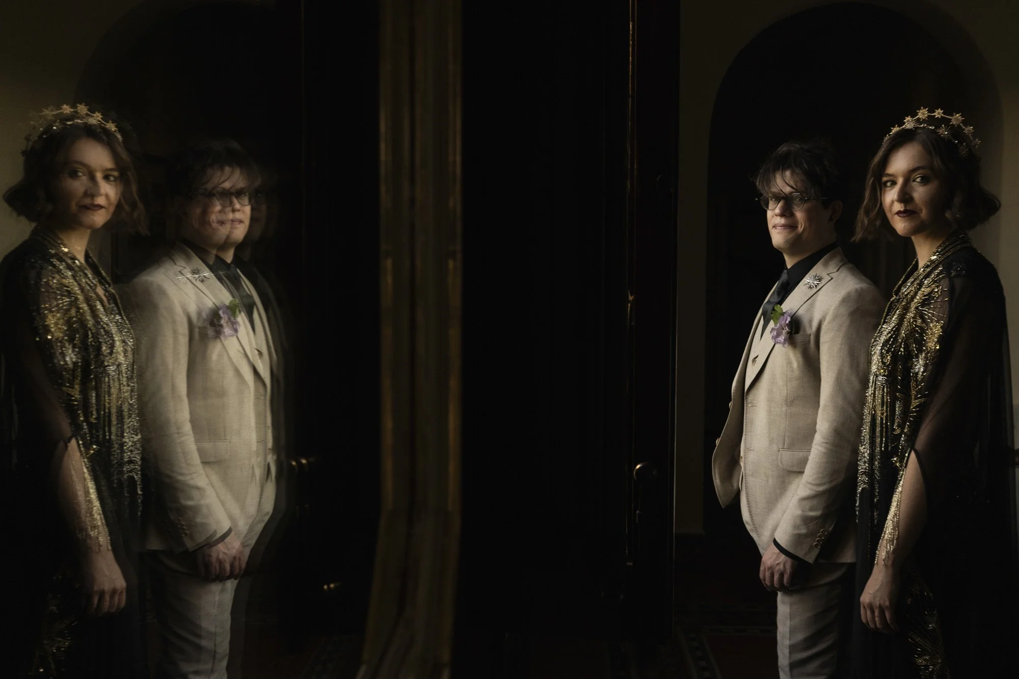 couple portrait Sicily wedding at Villa Favorita Marsala