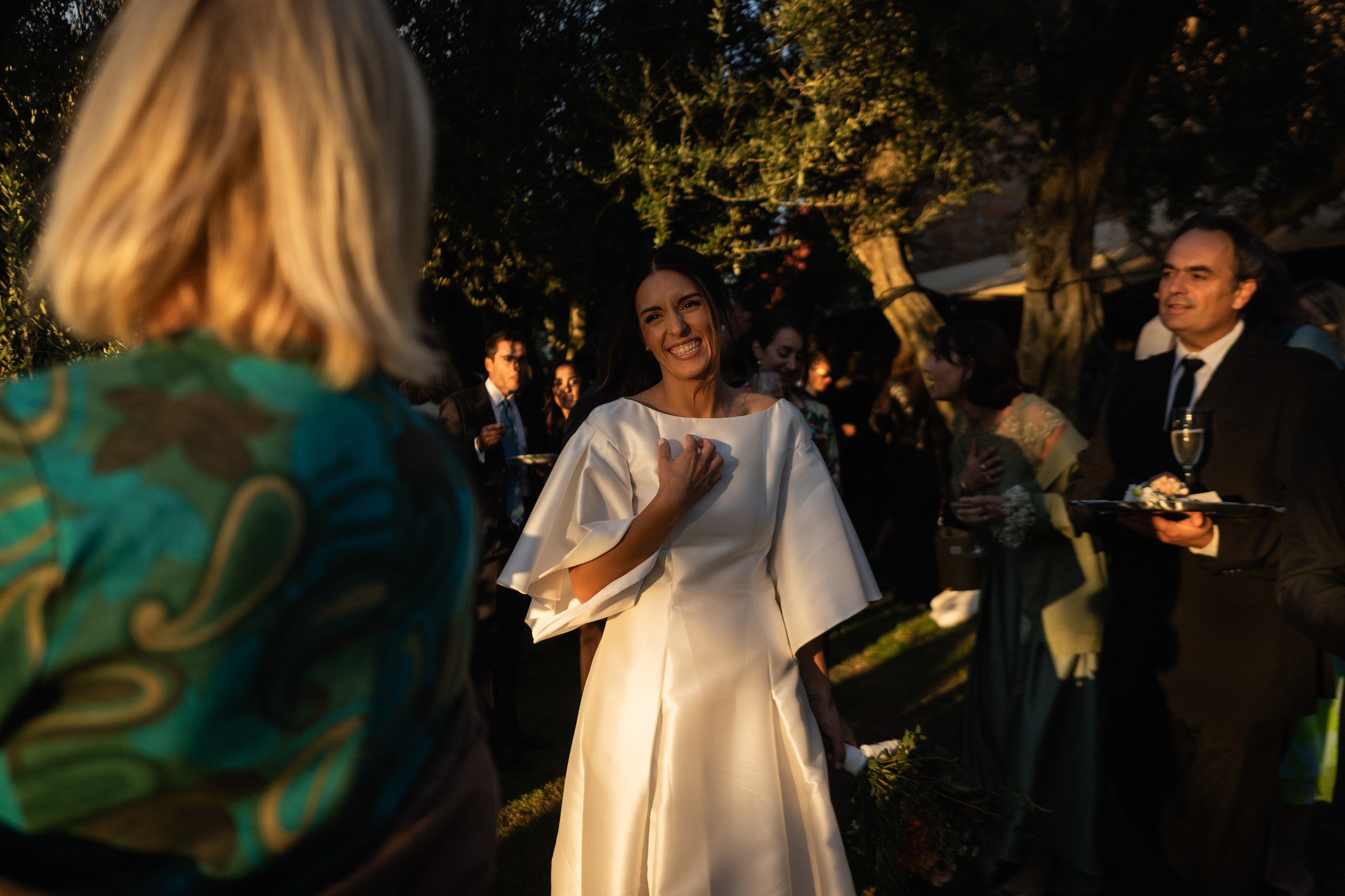 Bride at wedding at Casale Torre Sant’Anastasia
