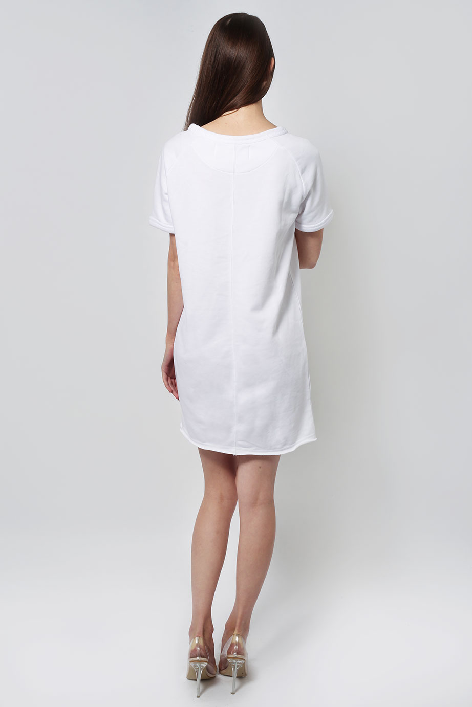T-shirt dress with H.H. FLUNA Logo  H. H. Fluna