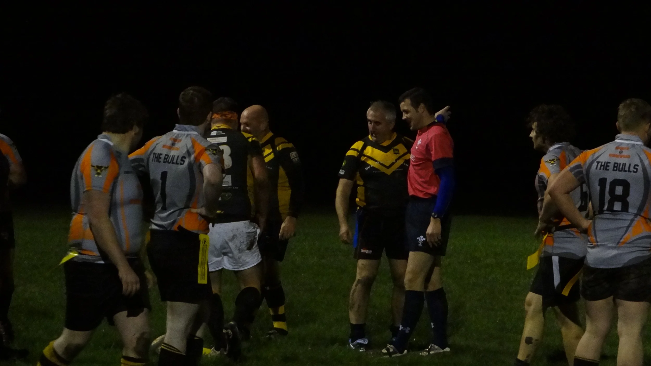 Excellent refereeing from Tom Davies 