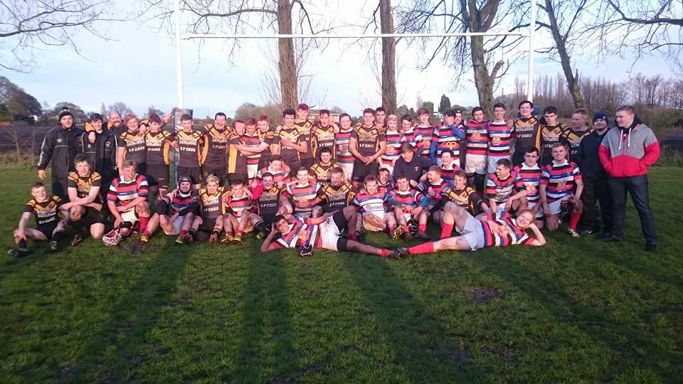 Tour match photo. Liverpool 22 Builth Wells 30.