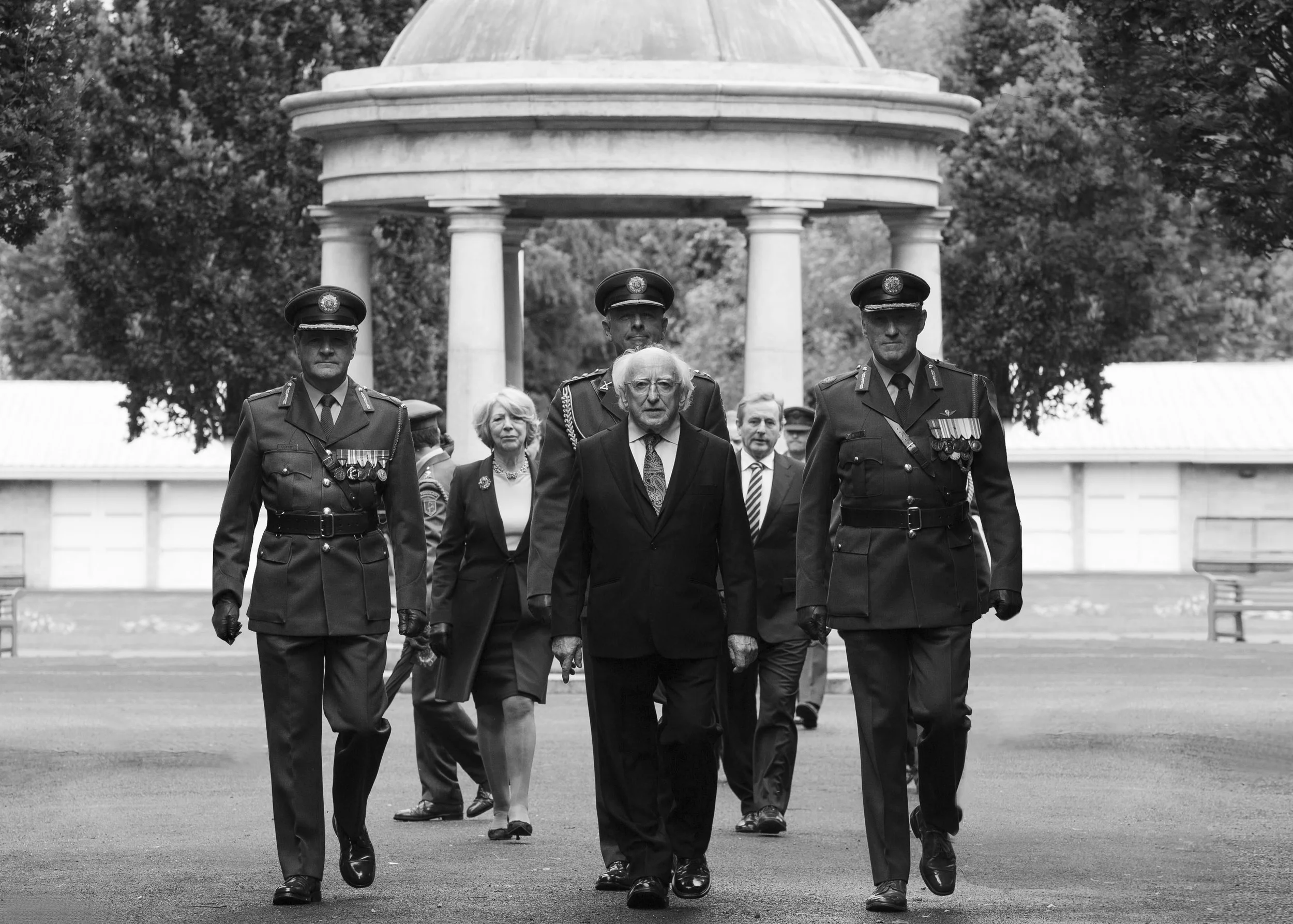 President Michael D Higgins
