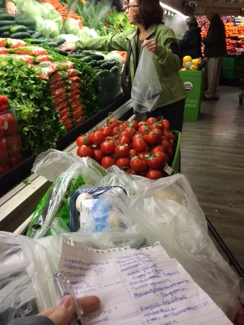 In insisted that my mom let me go grocery shopping with her when I was home last Christmas!