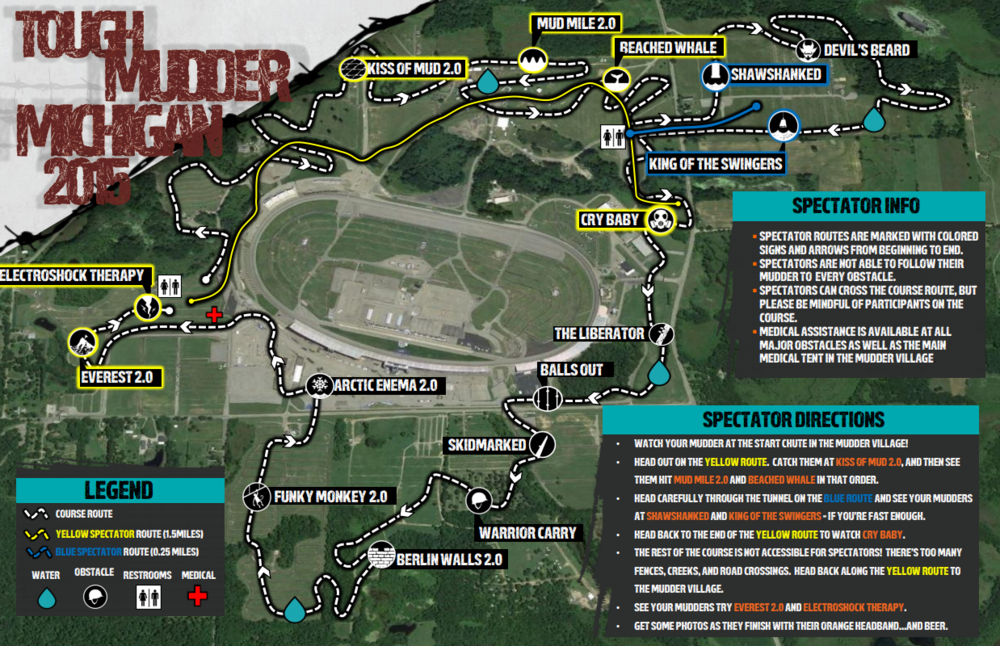 Coach Ellyn The Marathon Of Half Marathons Pt 2 Tough Mudder Michigan Tough Mudder Michigan 2022 Obstacles Map