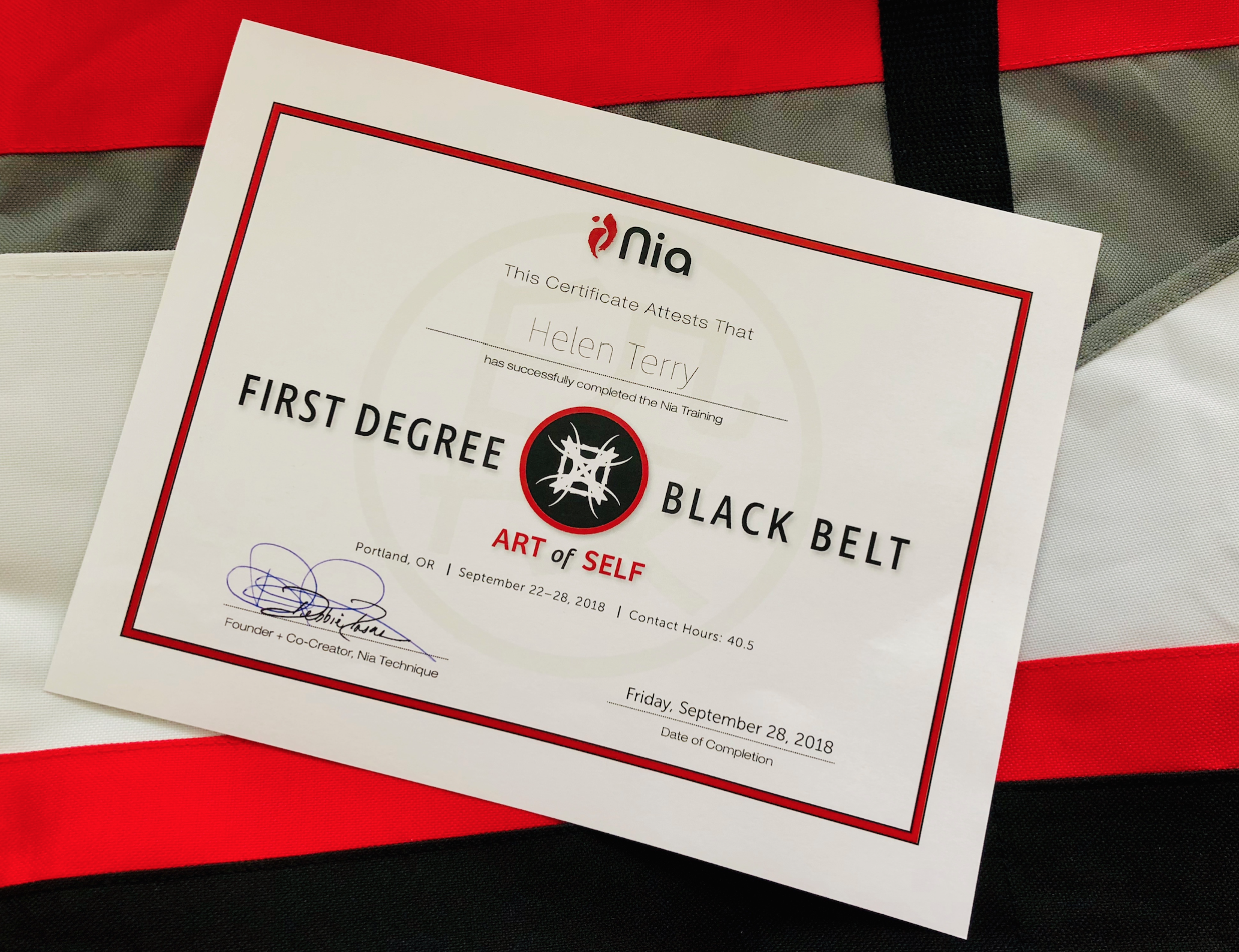 2nd Degree Black Belt — Soma Ranch