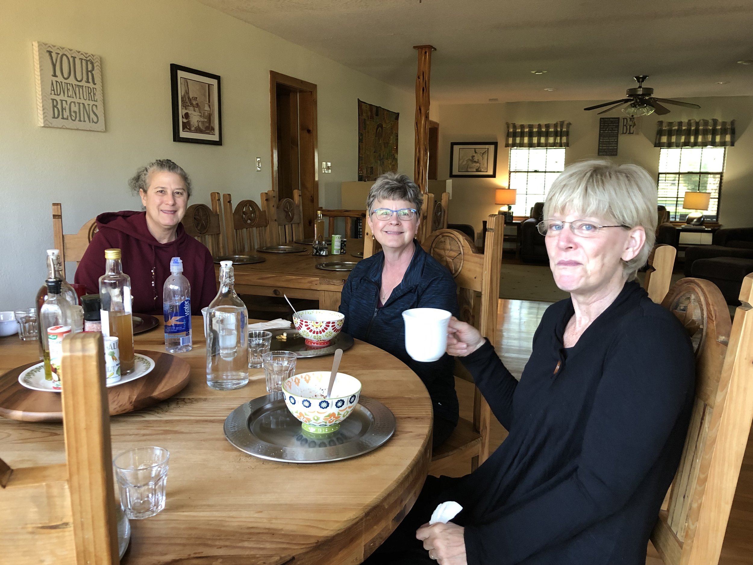 Lovely chats around the round table