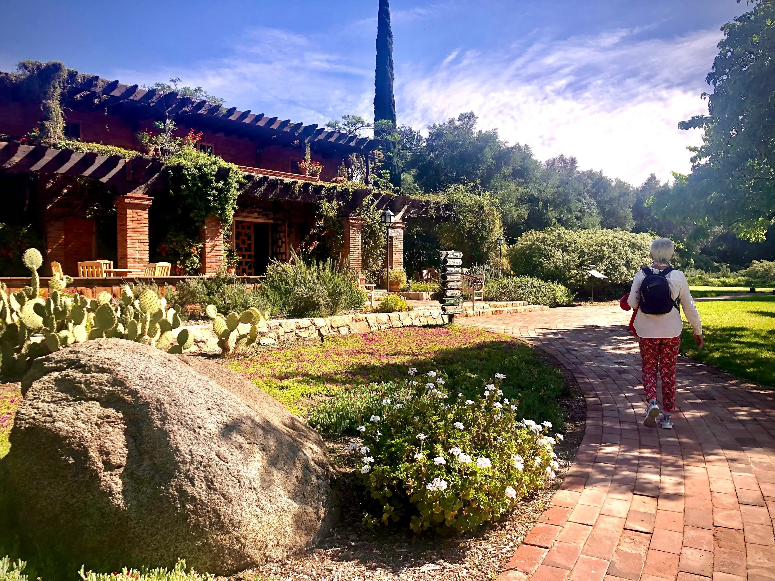 Helen's back from Rancho La Puerta