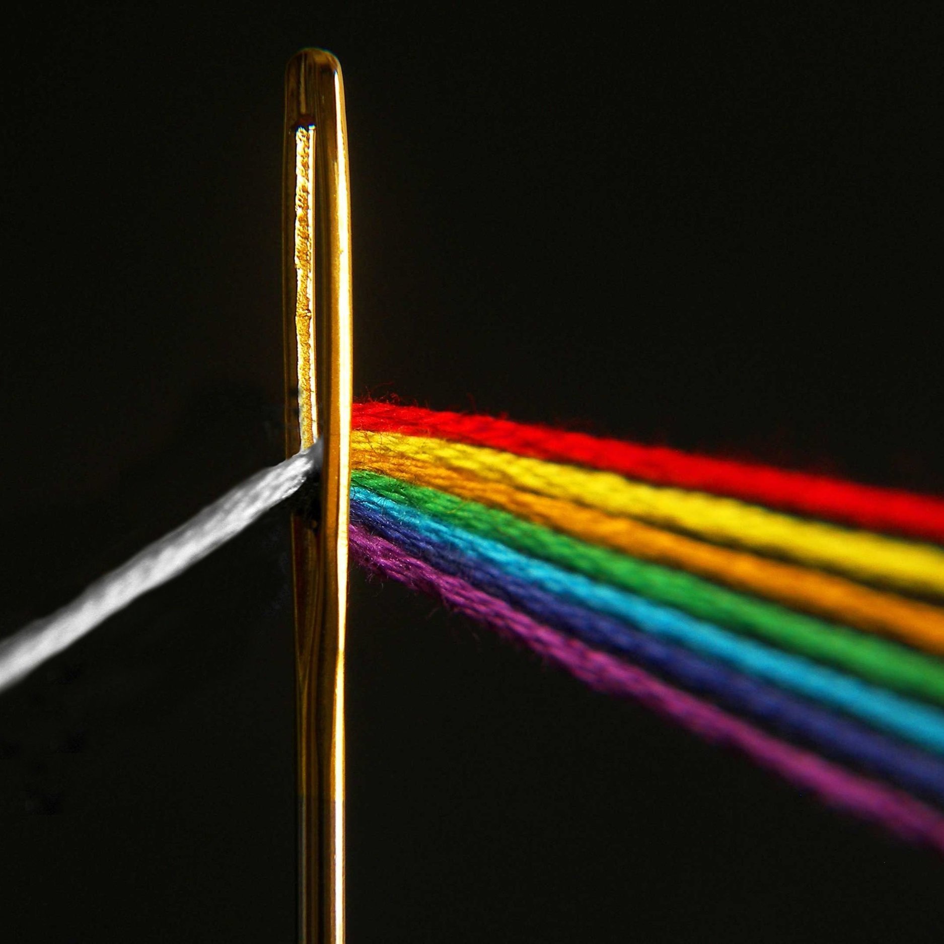 Refraction of light on a prism