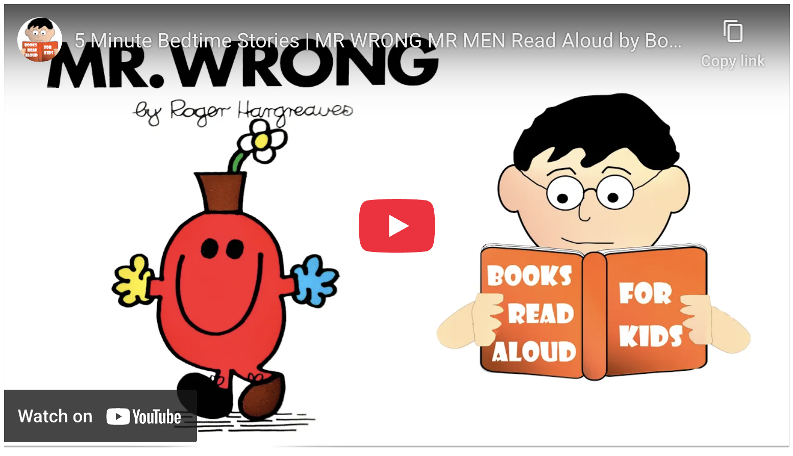 Archetype Story Time with Mr. Men