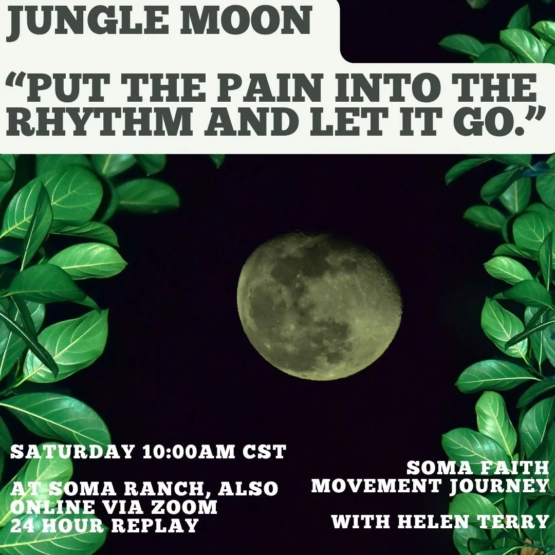 JungleMoon: "Putting the pain into the rhythm and letting it go."