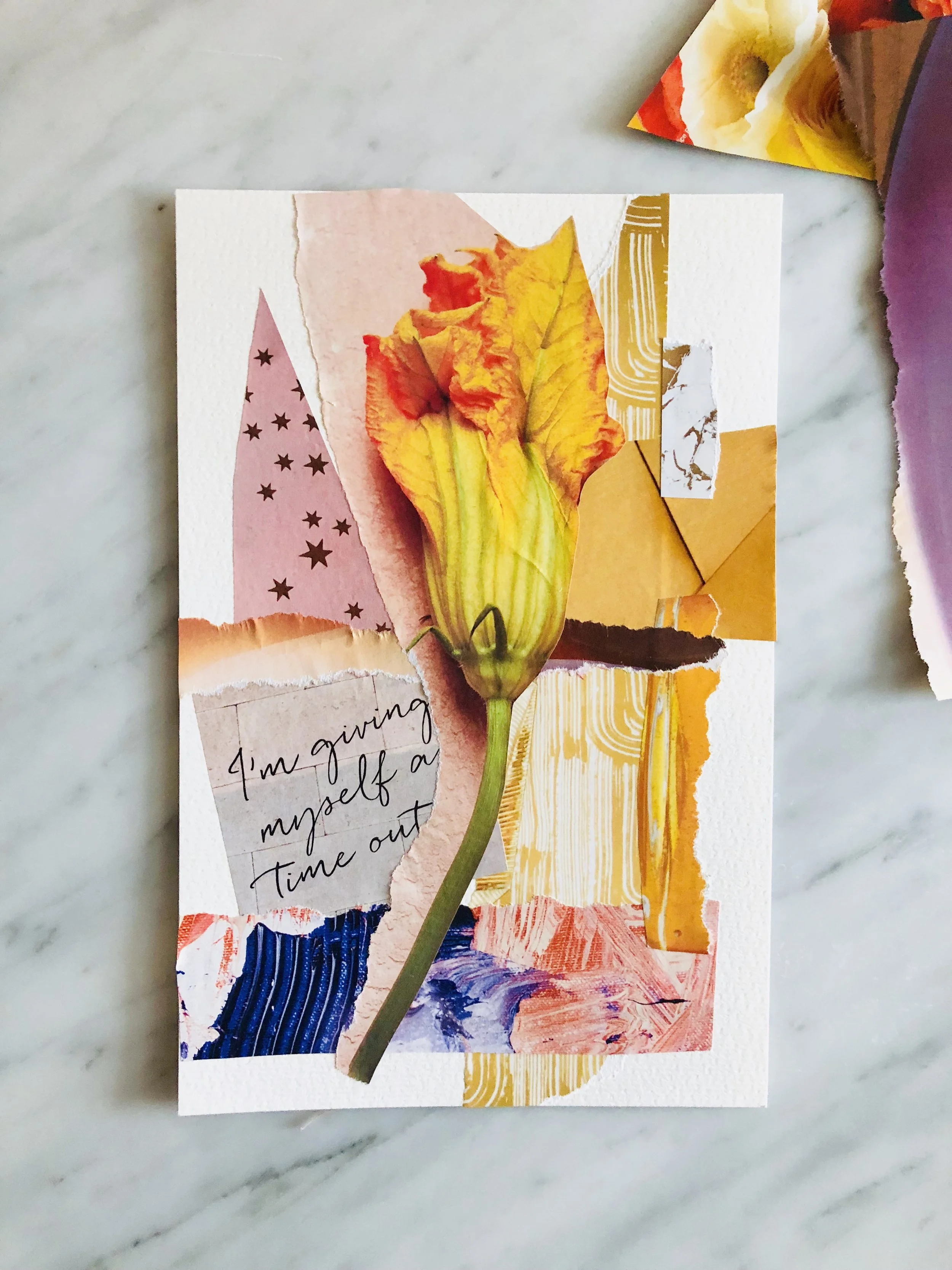 Time Out - Nikki Rappaport Collage Art