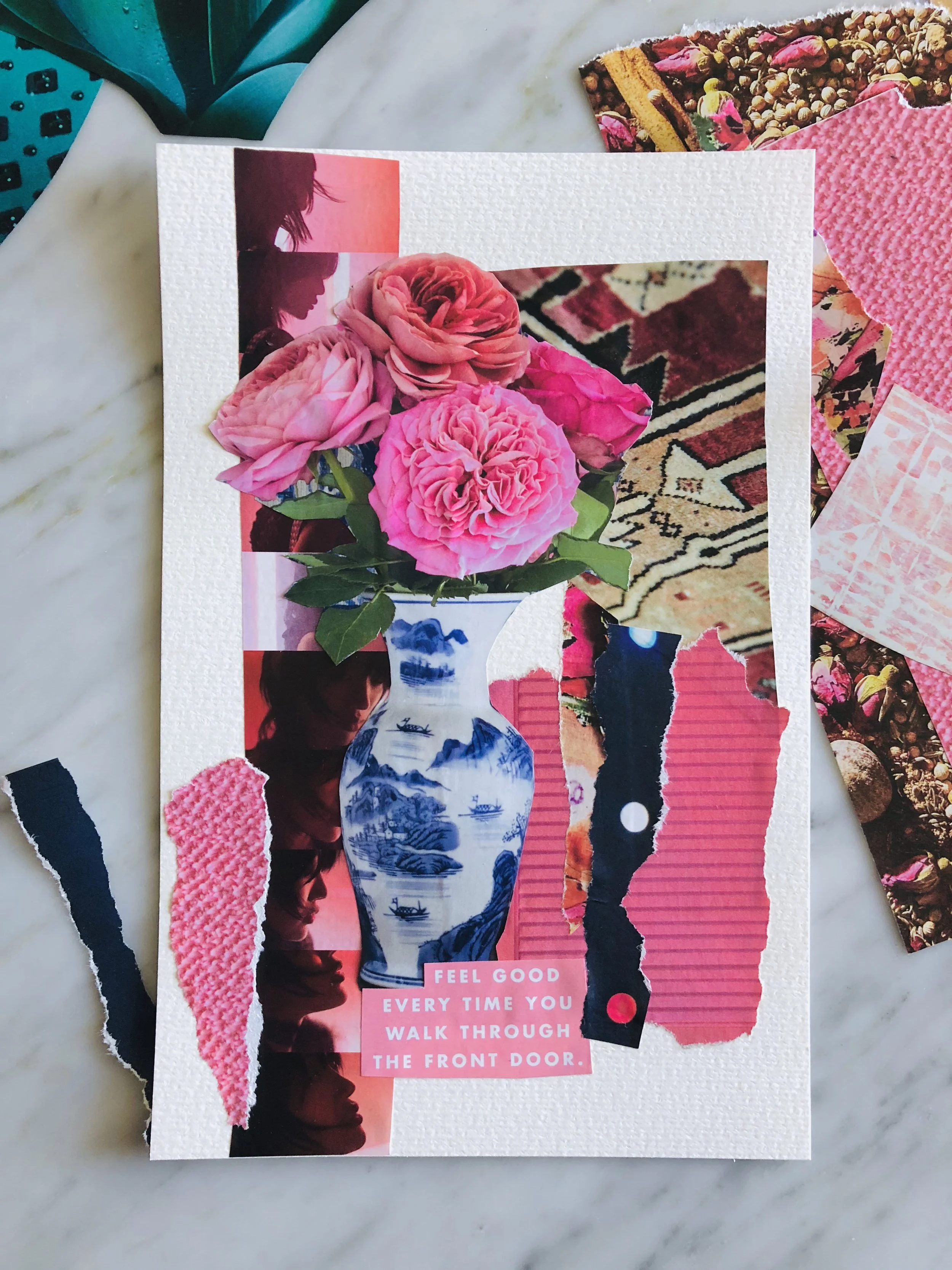 Feel Good - Nikki Rappaport Collage Art