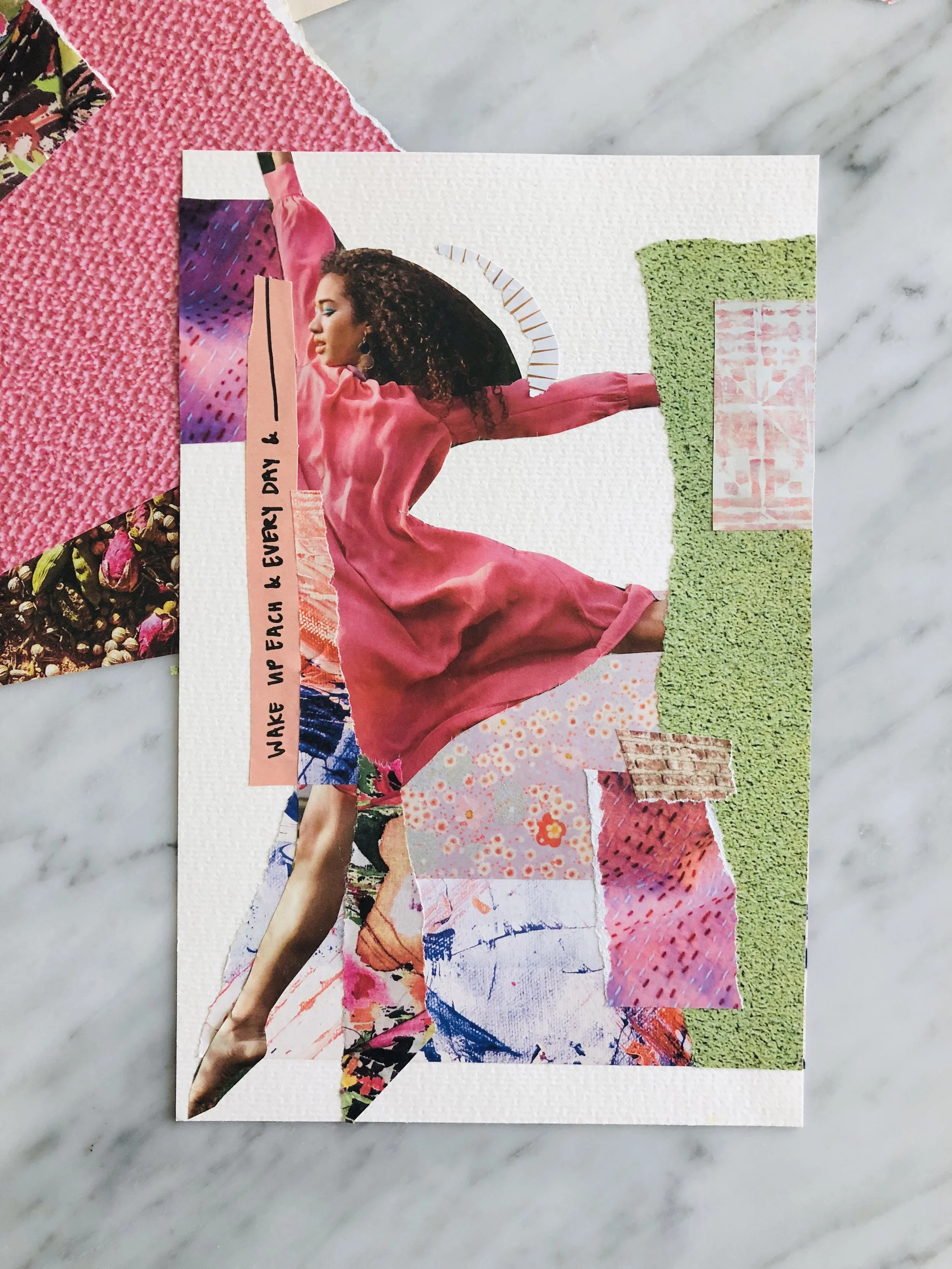 Wake Up - Nikki Rappaport Collage Art