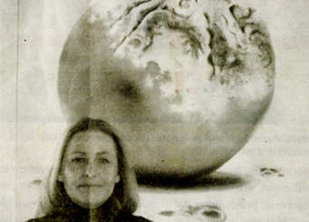 Sabine Eichler expose ses oeuvres dans la galerie Rivaud