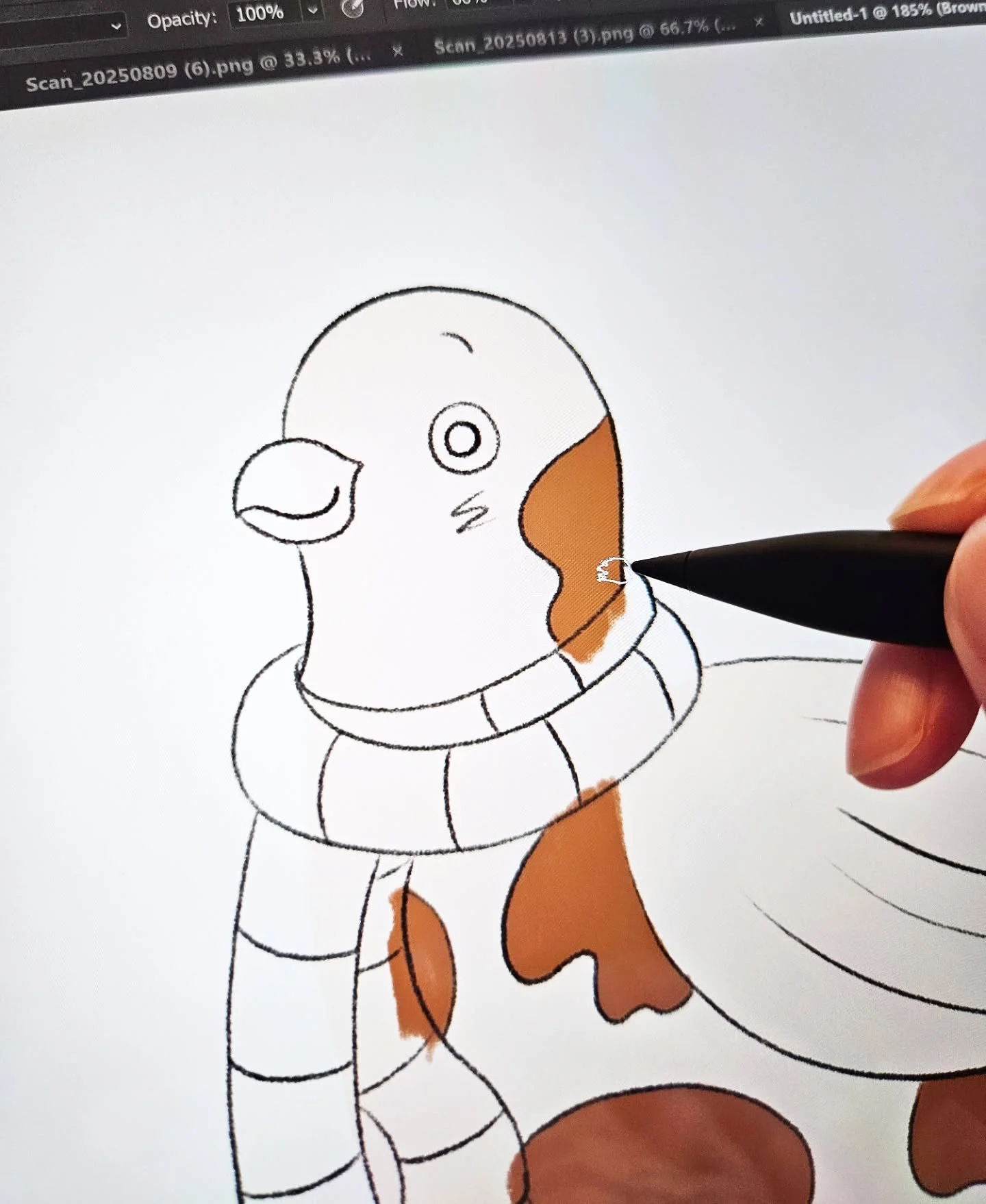 Working on this lil guy! 🩷

.
.
.
#pigeon #pigeons #cuteart #kawaiiart #cutedrawing #cuteartwork #pigeonart #Illustration #illustratorsoninstagram #illustration_best #best_of_illustrations #illustrationdaily #illustragram #digitalart #digitaldrawing
