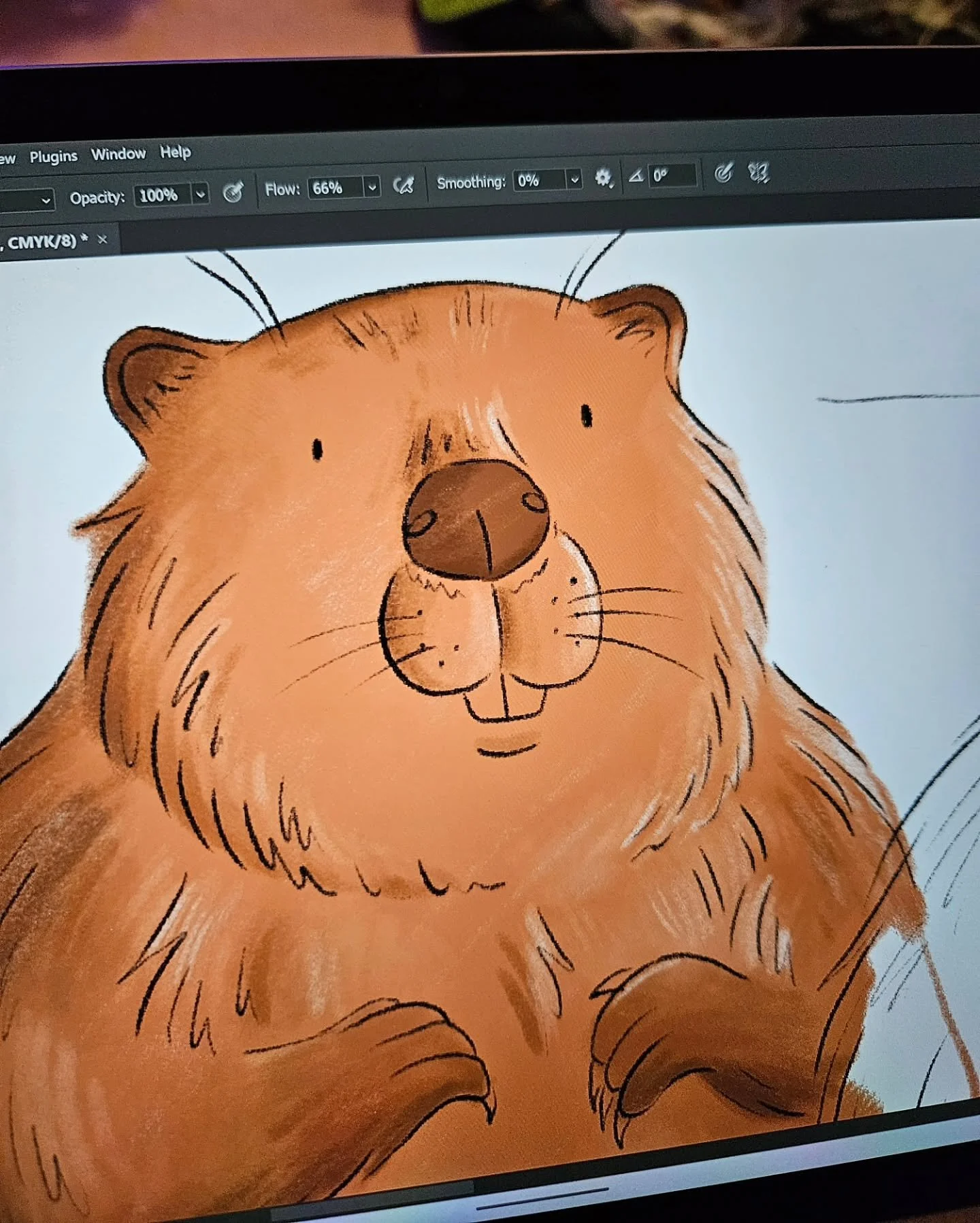 Drawing this lil buddy! 🦫

.
.
#beaverillustration #illustratorsofinstagram #illustratorsoninstagram #workinprogress #wip #digitalart #digitaldrawing #cuteart #childrensbookillustration