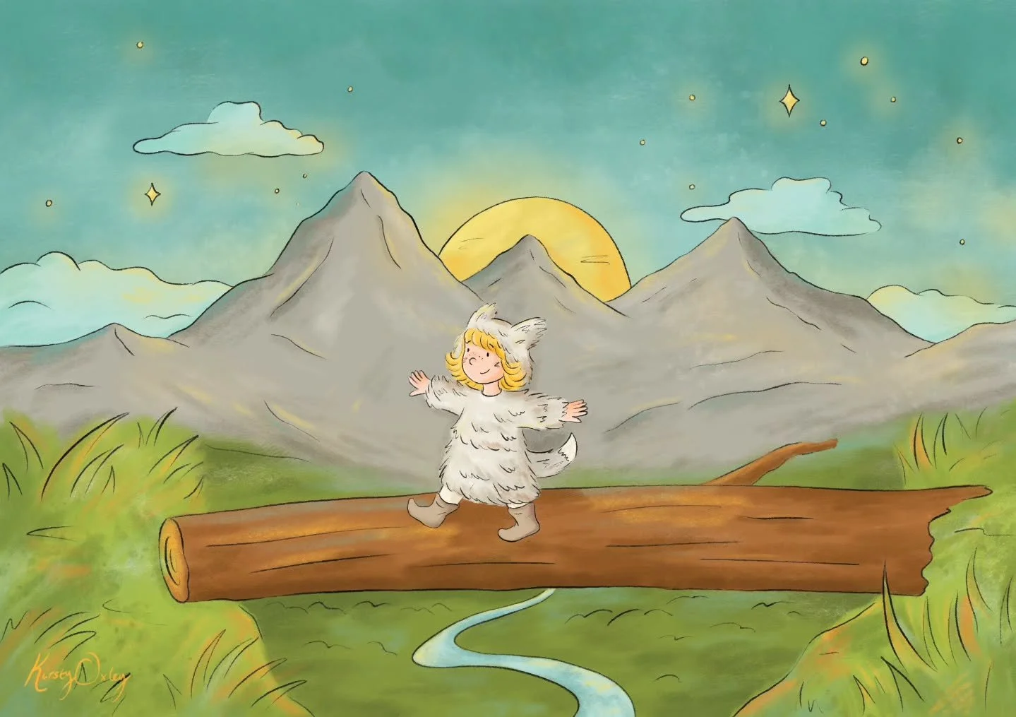 little wolf 🐺 

.
#illustratorsoninstagram #digitaldrawing #childrensbookillustration #digitalillustration #digitalart #cuteart #childrenillustration @childrensillustrators