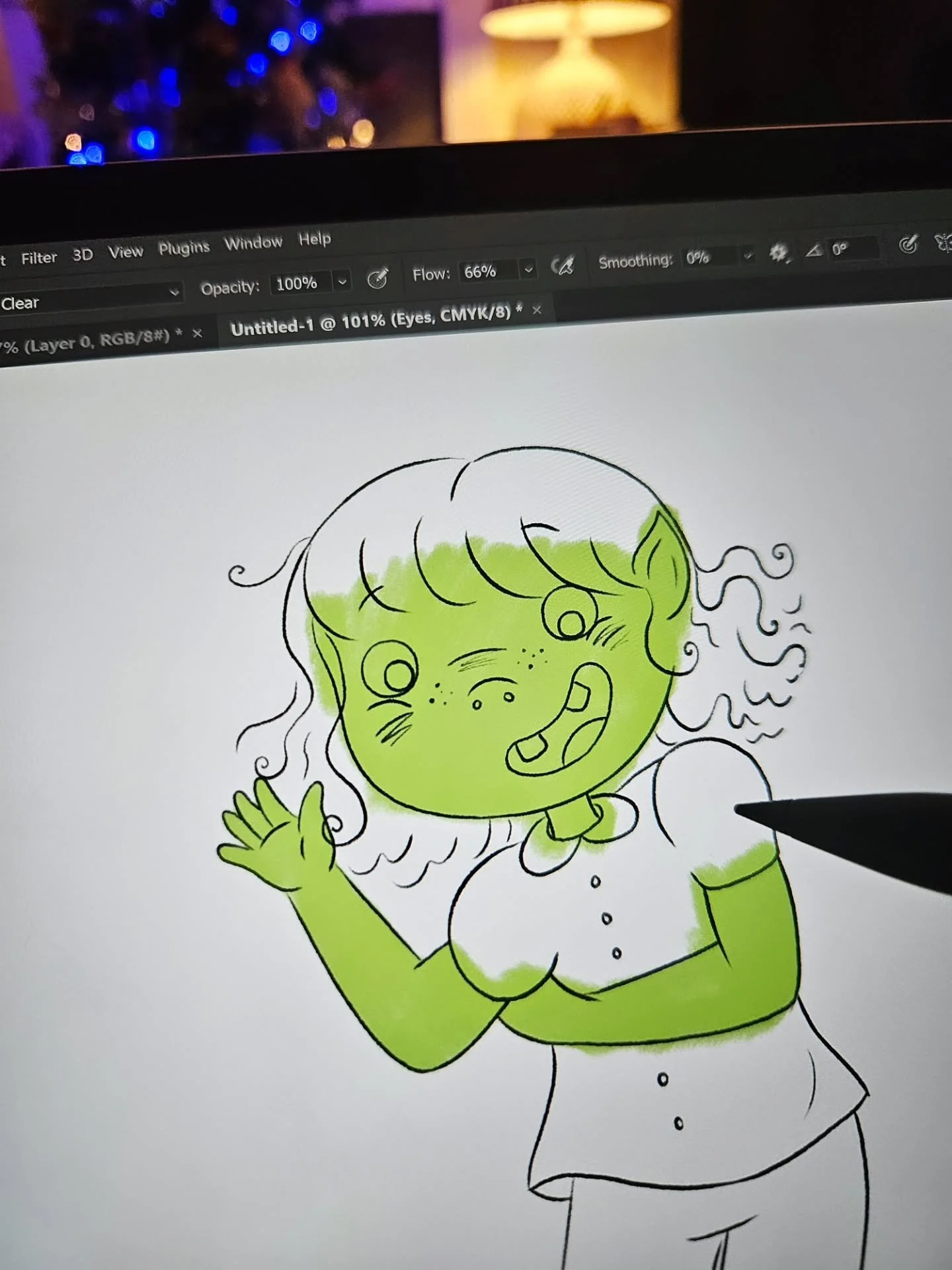 Drawing a troll! 🧌 

#digitalillustration #cuteart #kidsillustration #childrenillustration #digitalart