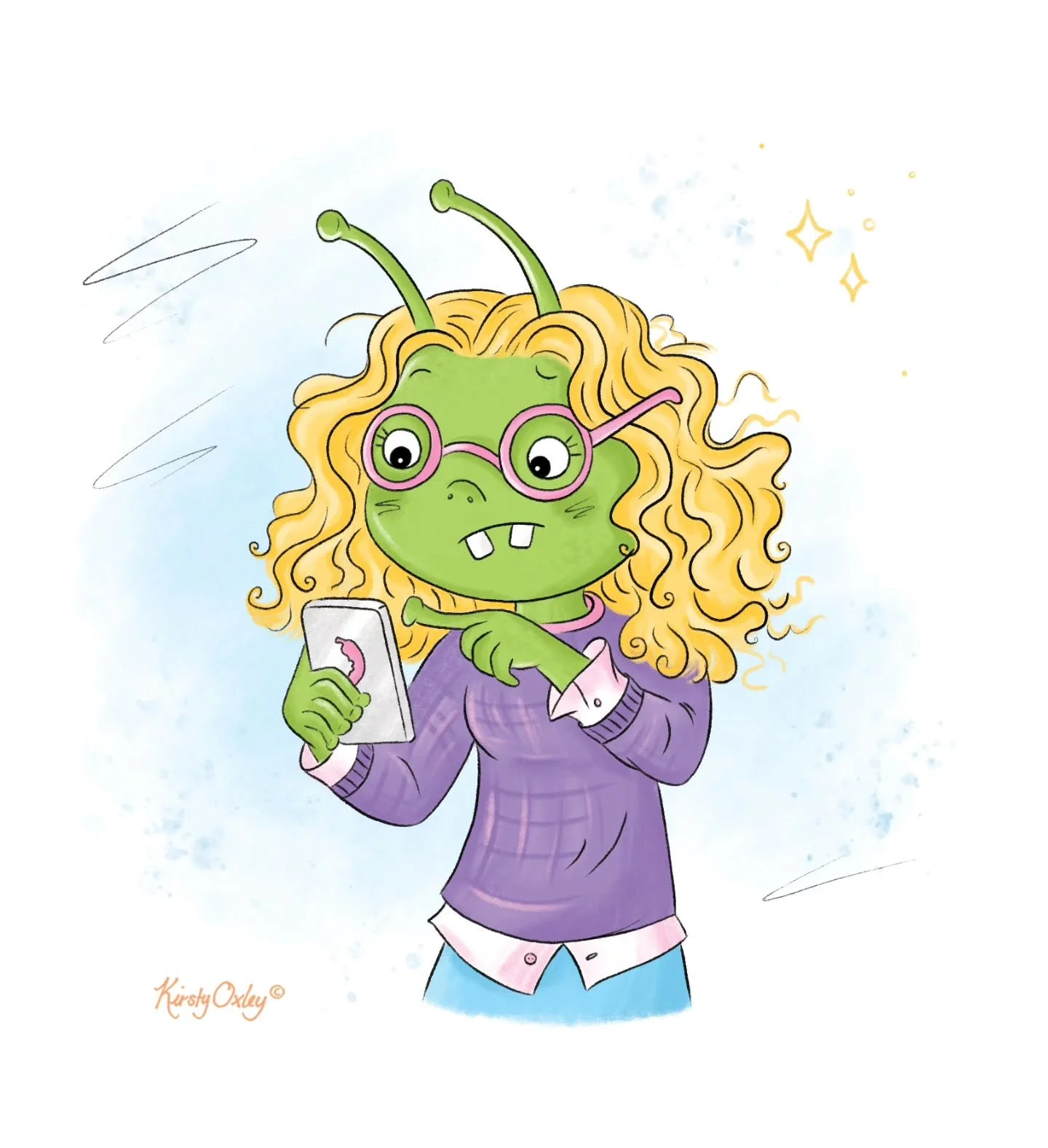 alien, not a troll! 💚

#childrenillustration #illustratorsofinstagram #illustrationdaily #digitalillustration #kidlitart @childrensillustrators