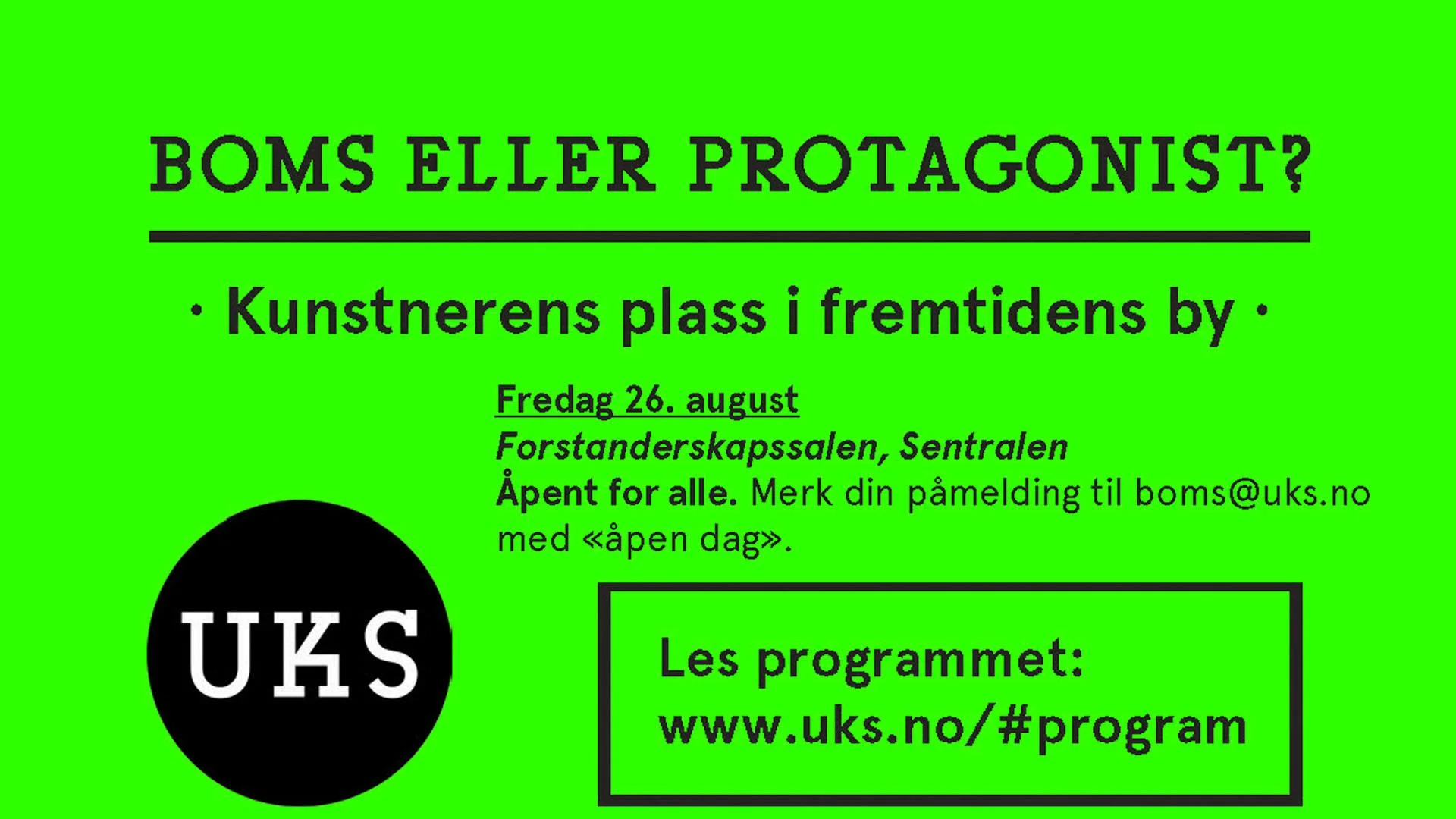 BOMS ELLER PROTAGONIST? #2 