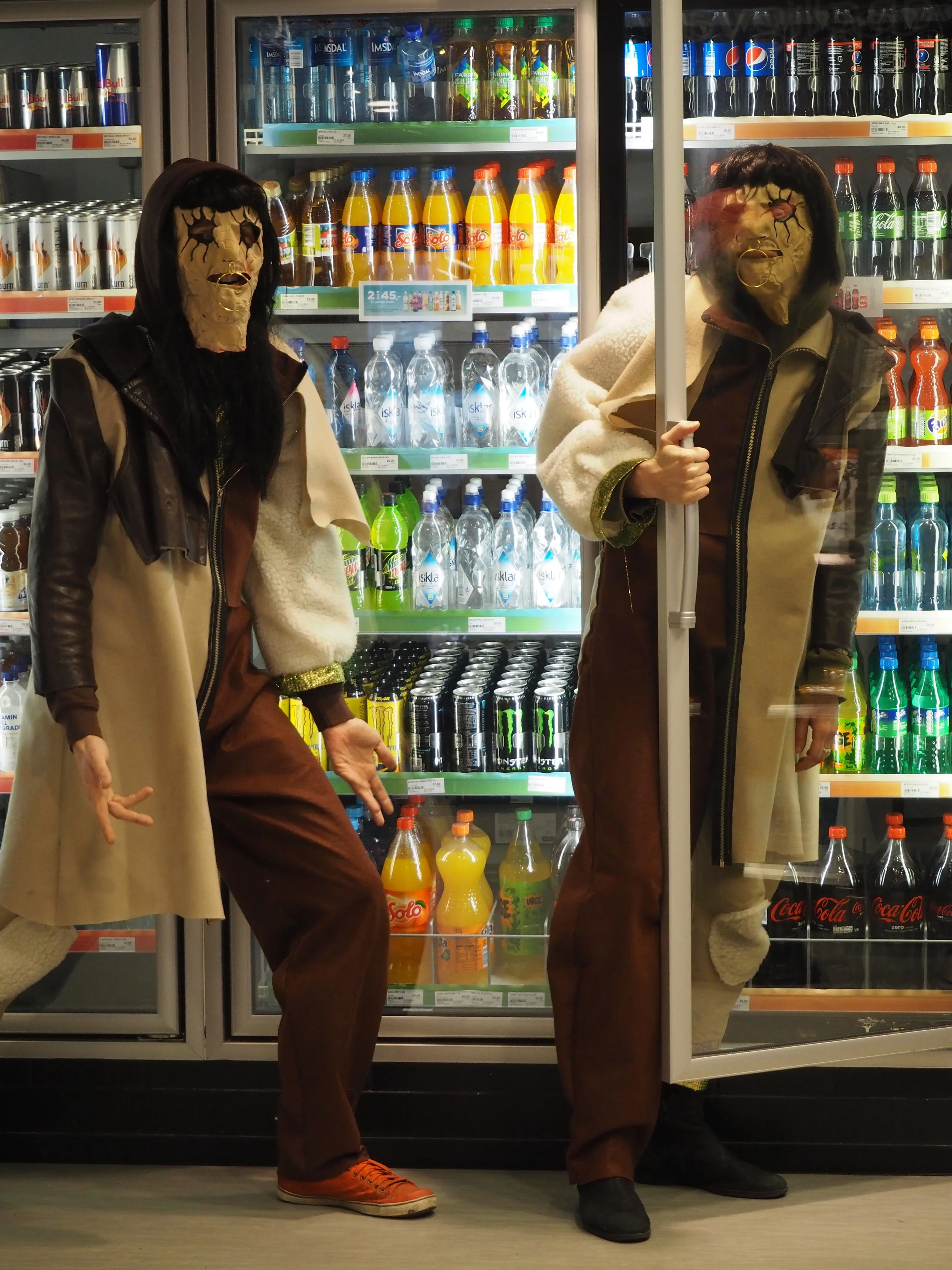 Married Artist Couple Duo at 7-11 .JPG