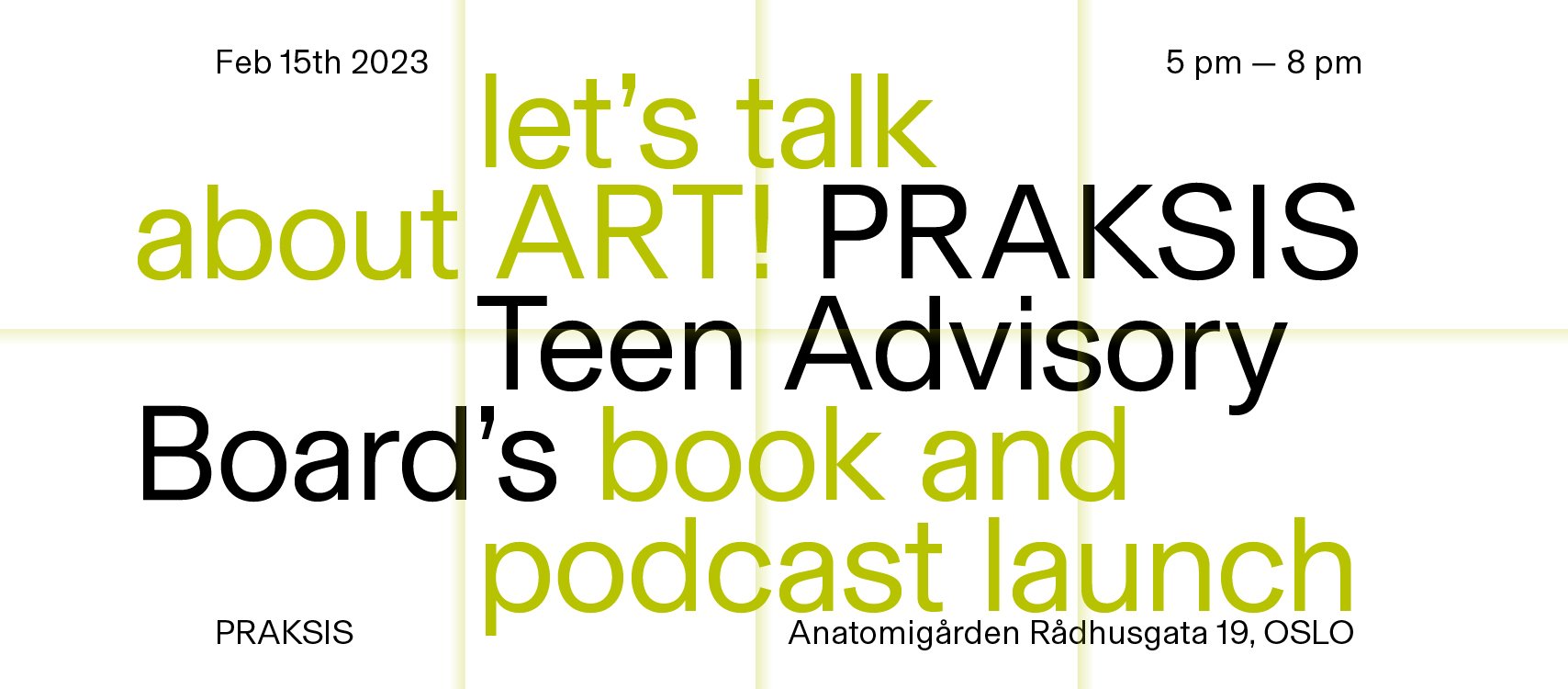 Let's talk about art! - launch event