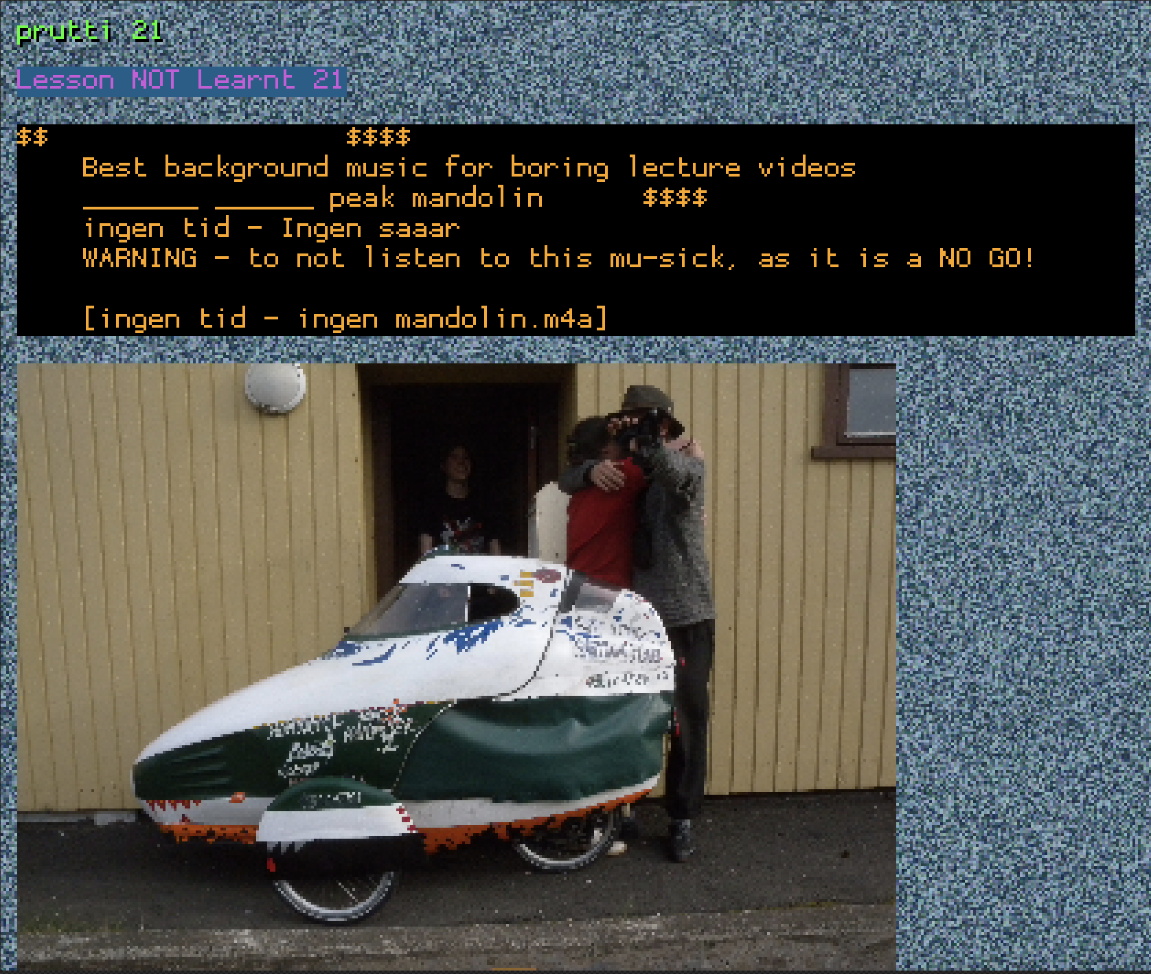 R25 Performance Lecture: Goodiepal