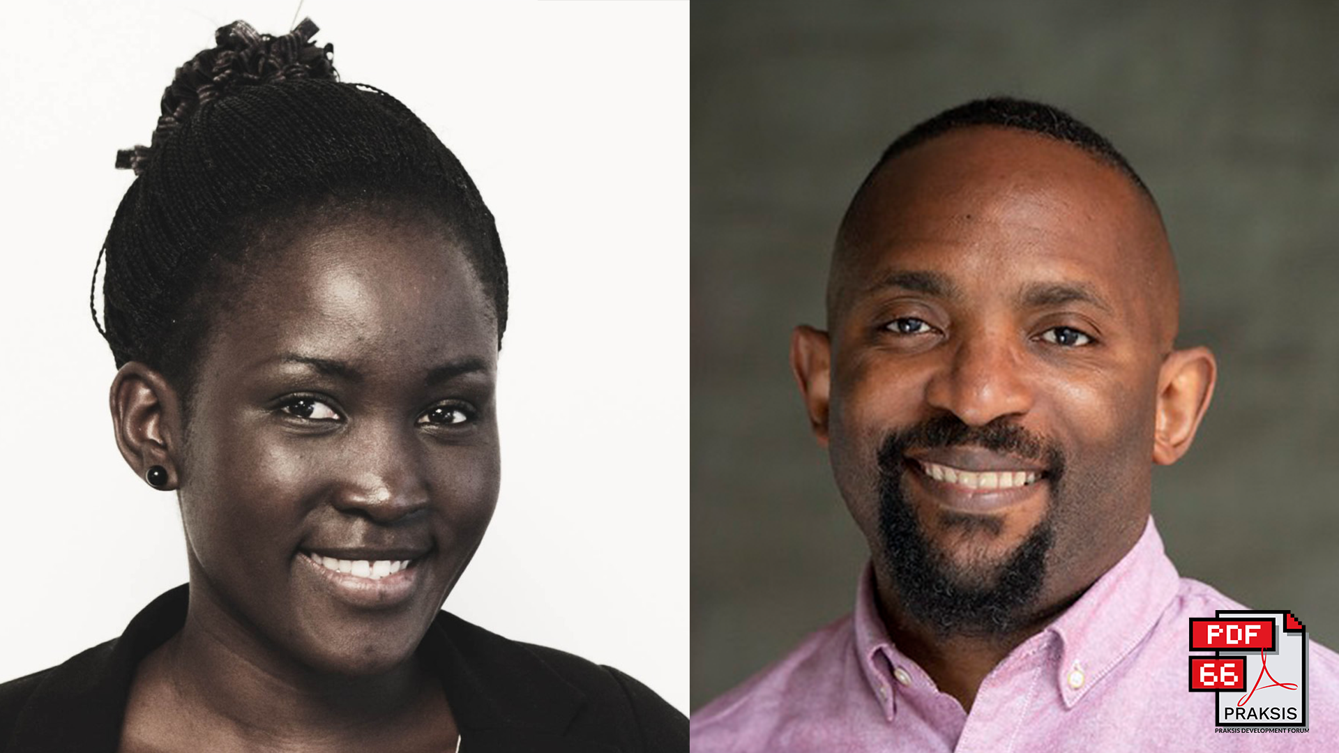 PRAKSIS Development Forum (PDF) 62 with Eunice Nanzala Schumacher and Henry Mainsah