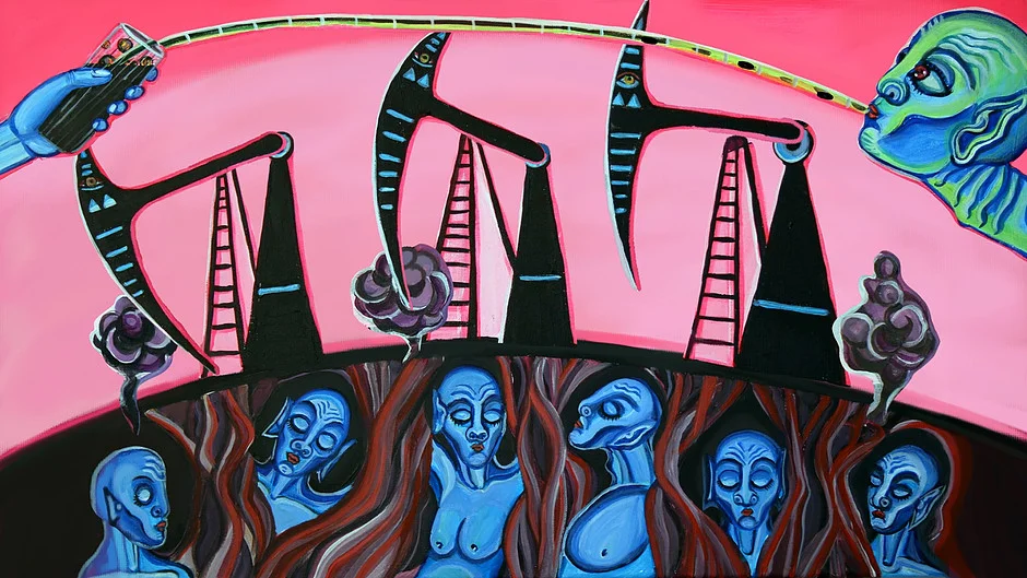 BABYLON WHAT THEN? Olga Guse (Russia) Over millennia Babylon’s influence has spread throughout the Earth, overseeing great cities, globalisation, consumerism, environmental degradation and wars. But what awaits Earth next? Will Babylon last? A short and symbolic hand-illustrated film by German-based artist Olga Guse.