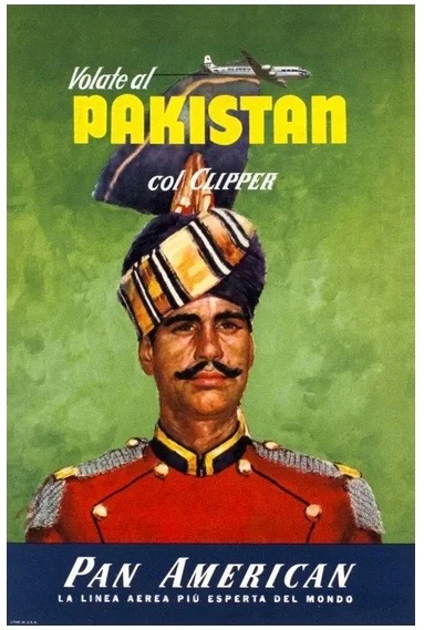 Source:&nbsp;1948 Pan Am, volate al Pakistan col Clipper,Galerie 123