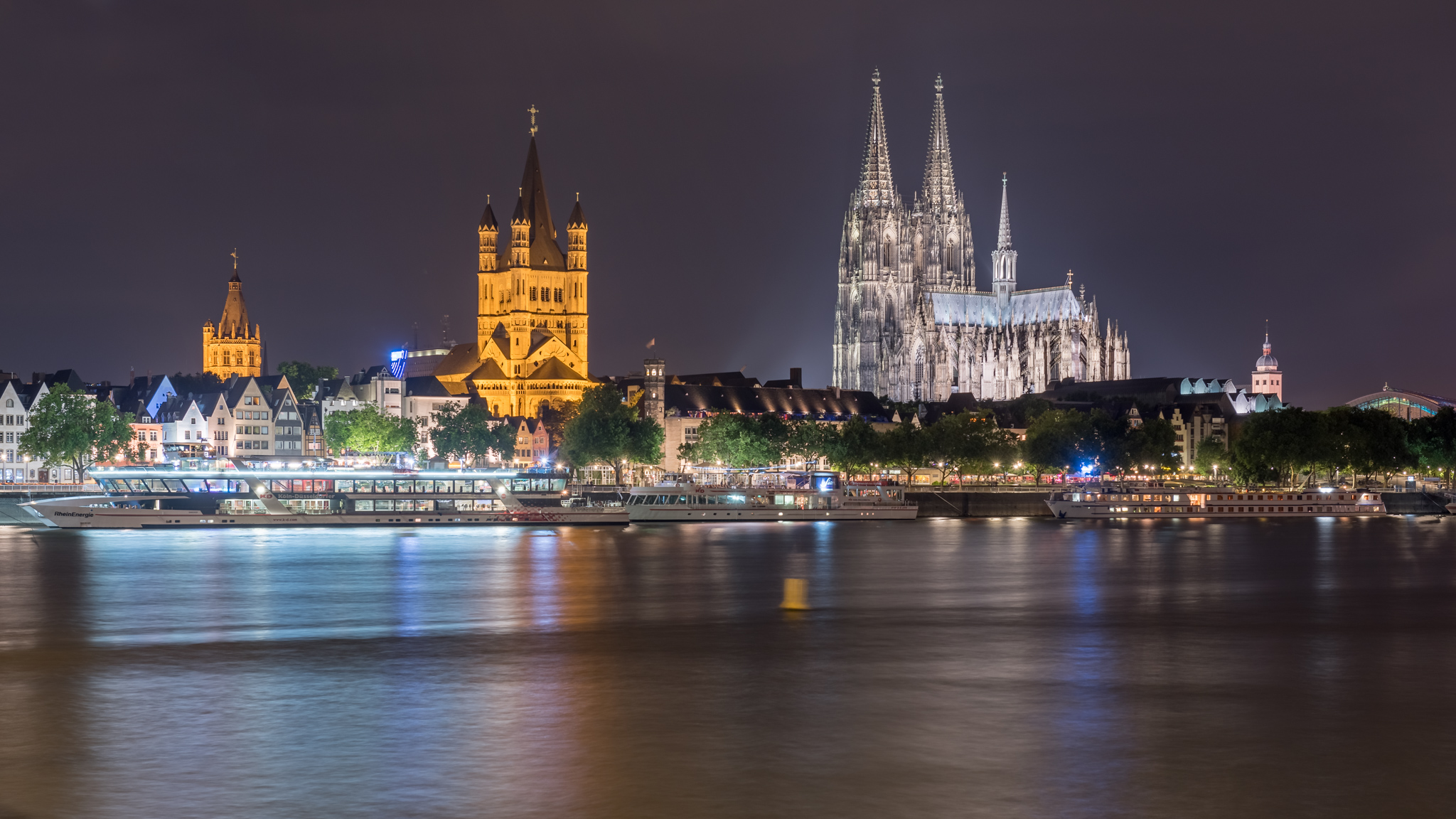 2017-07-28 Nachtkurseindrücke Kölner Dom und Groß St. Martin