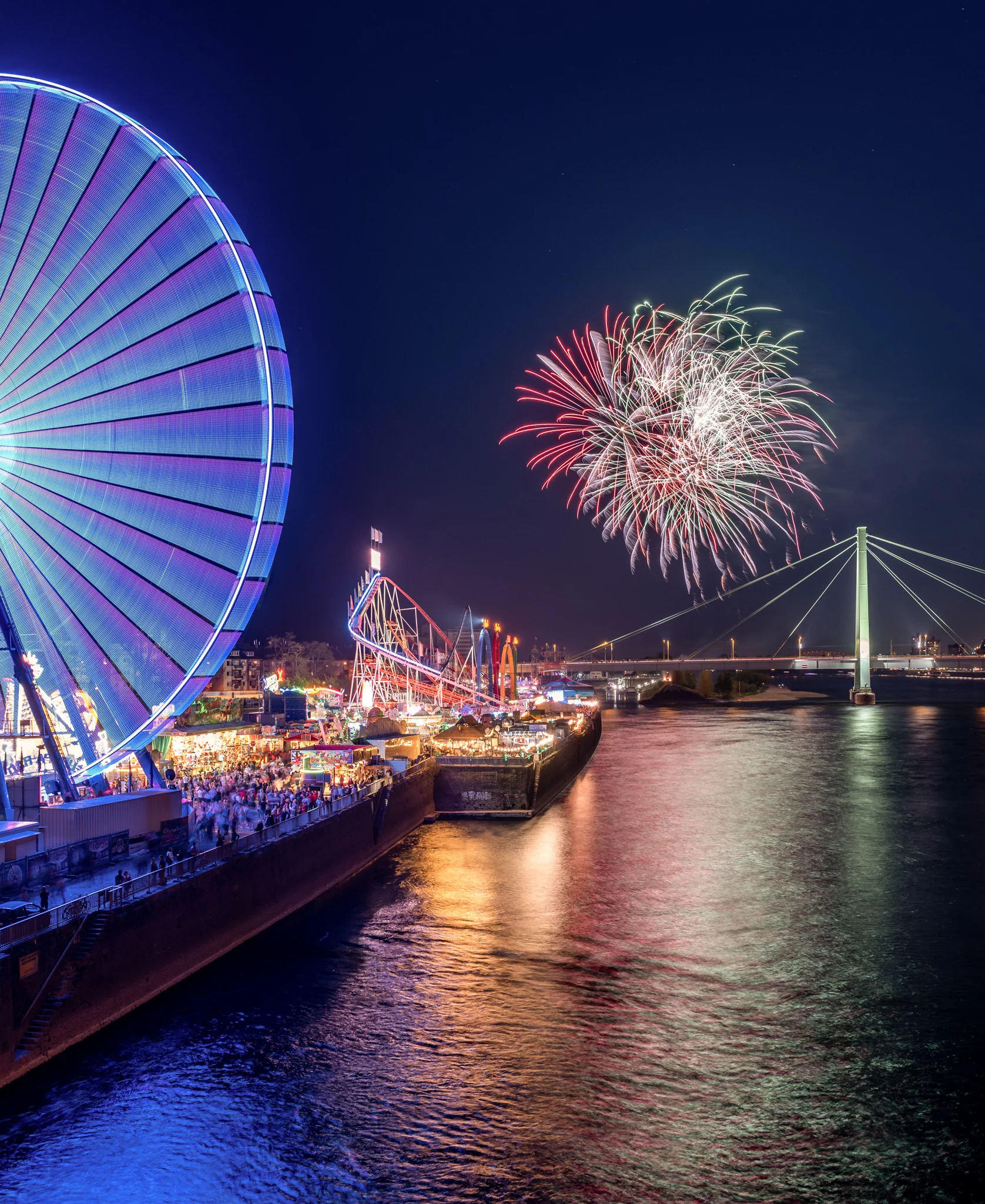 Kirmes Frühjahr Feuerwerk Eröffnung 2019
