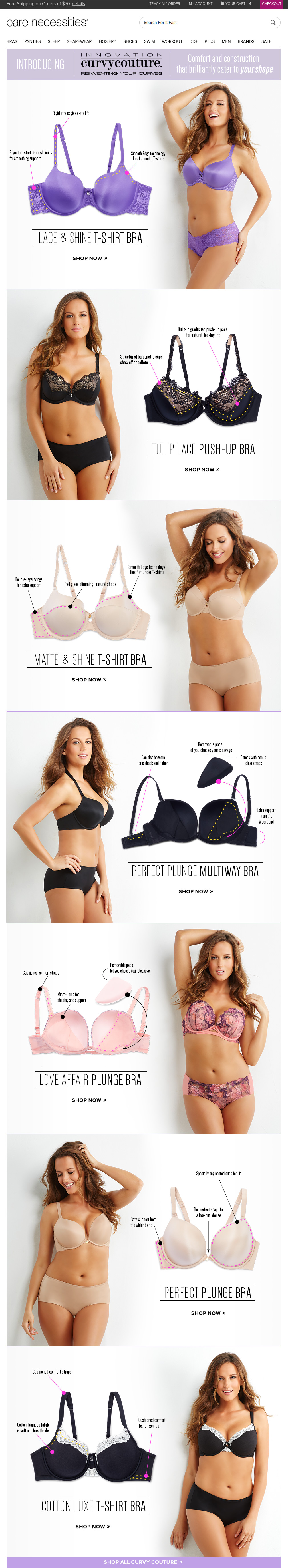 Shop for Intimate Apparel at Bare Necessities. Free Shipping!