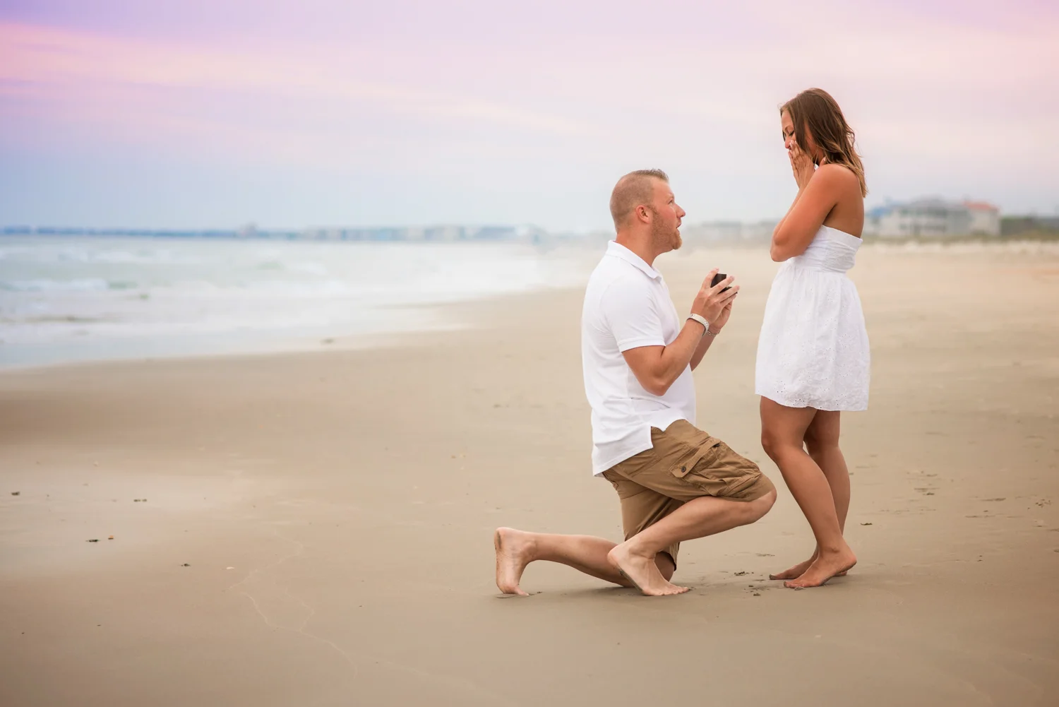 Murrells Inlet, SC Surprise Proposal Session ~ Huntington Beach State Park ~ Elizabeth and Darren