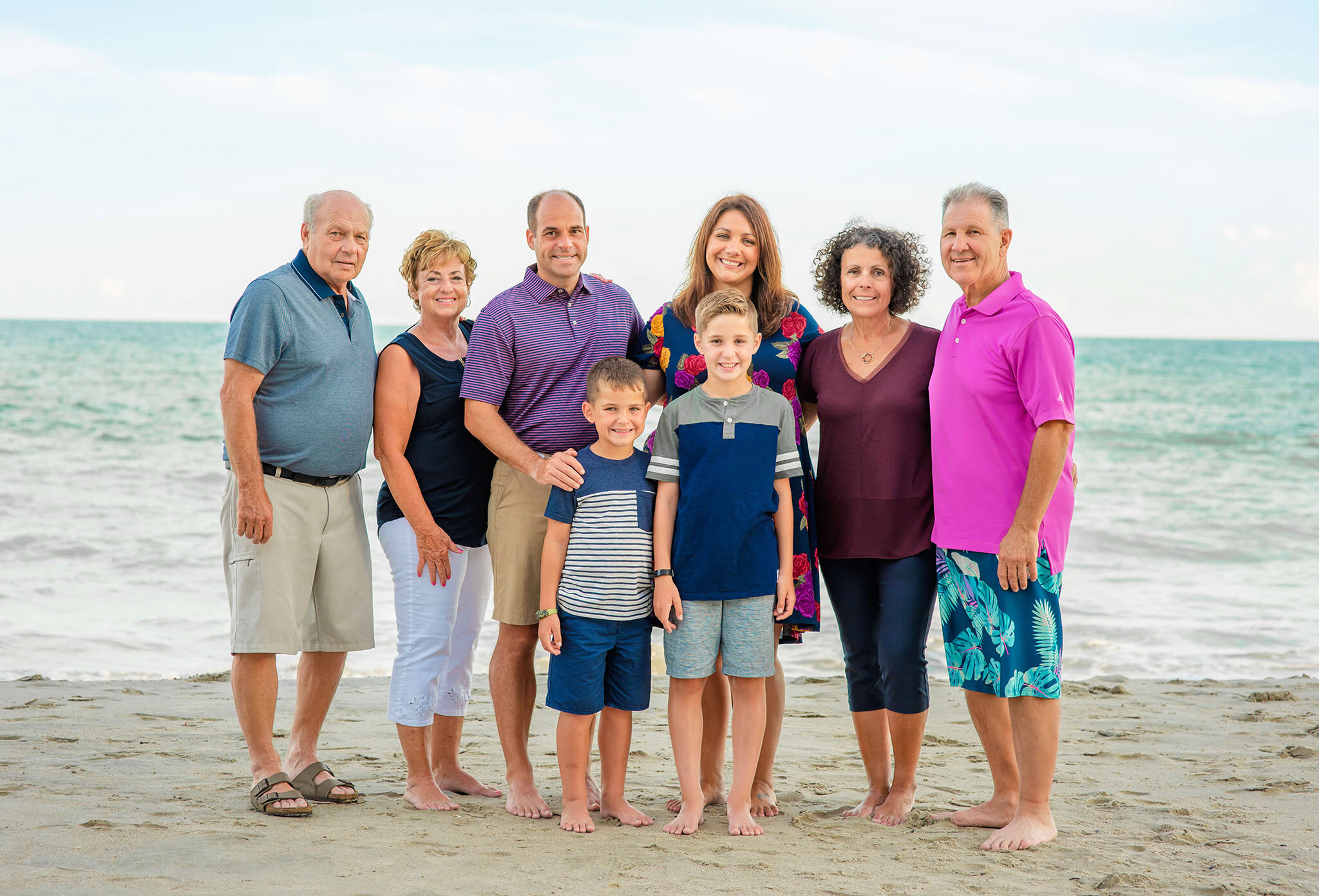 Family Portraits at the beach.