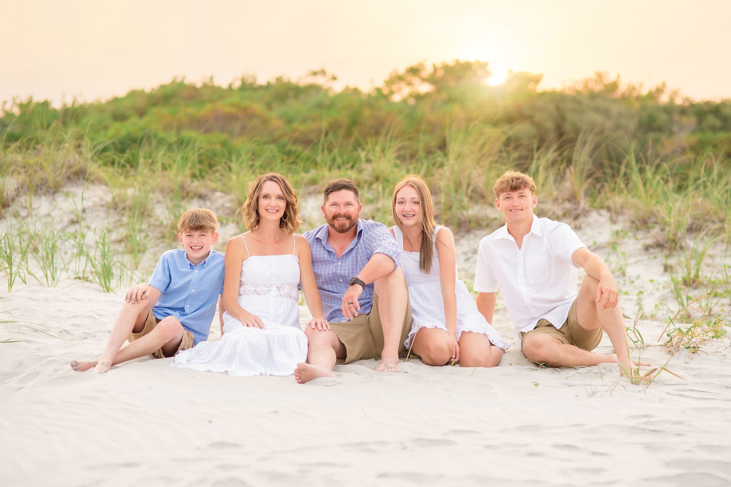 Beautiful Family Beach Portrait