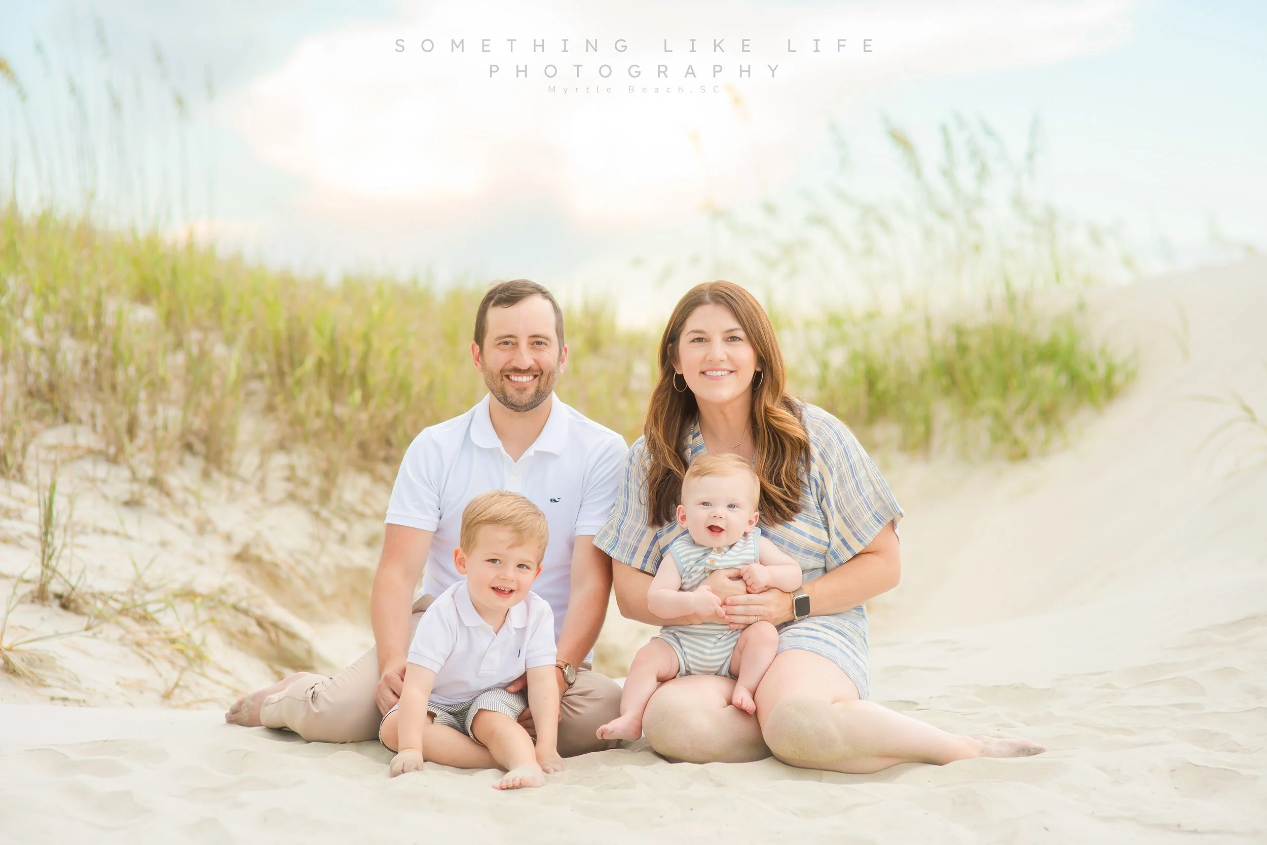 Family Beach Photography at Cherry Grove Point