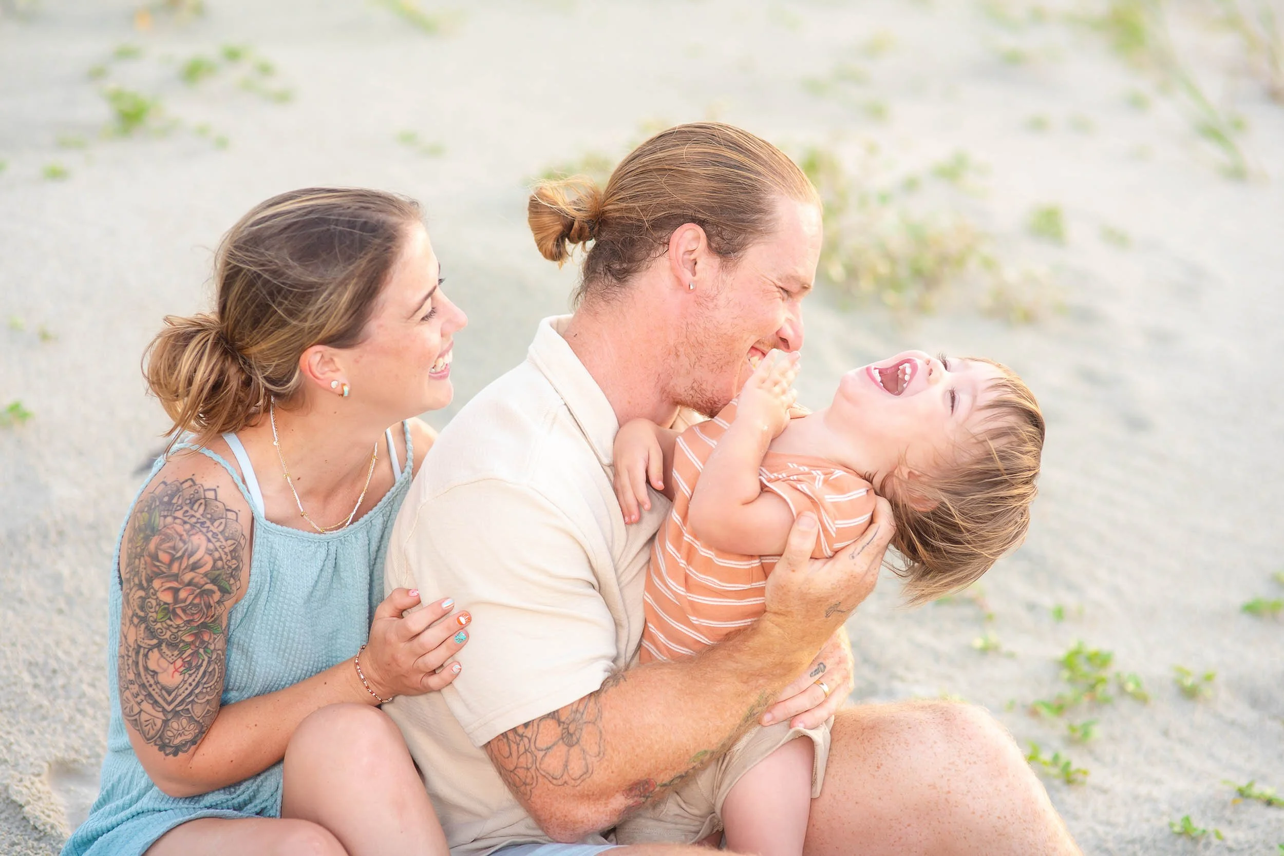 Natural, Candid Family Photography at the Dunes