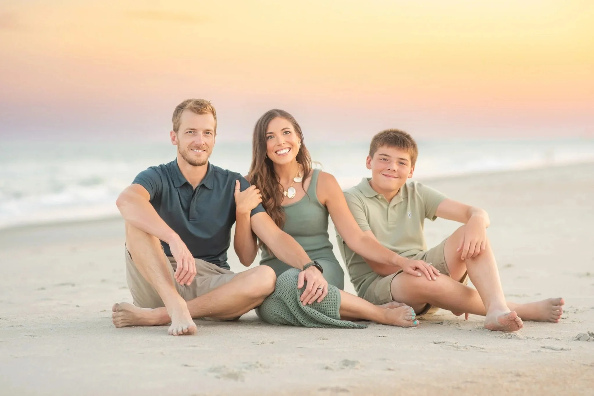 Sunset Family Portraits – Myrtle Beach Photographer