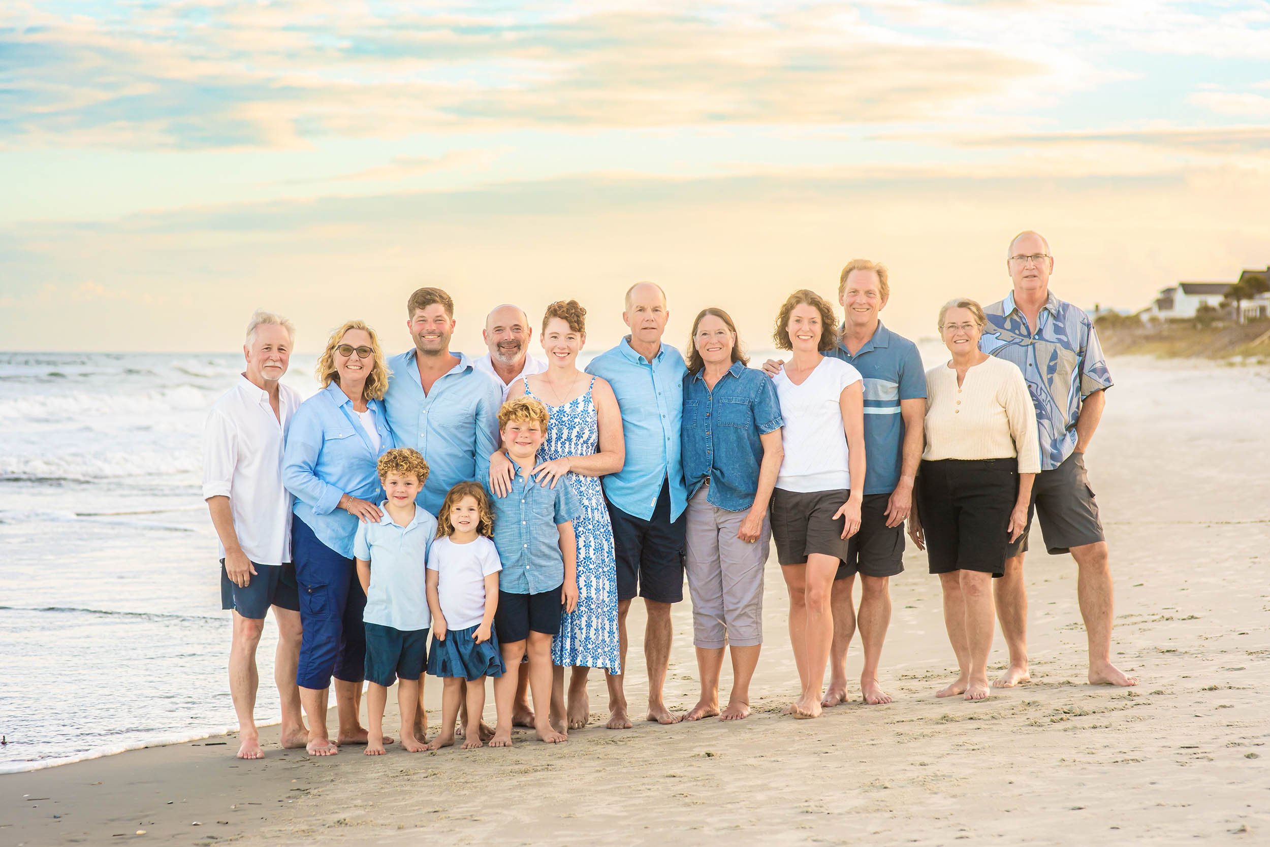 Sunrise Extended Family Portrait on Pawley's Island