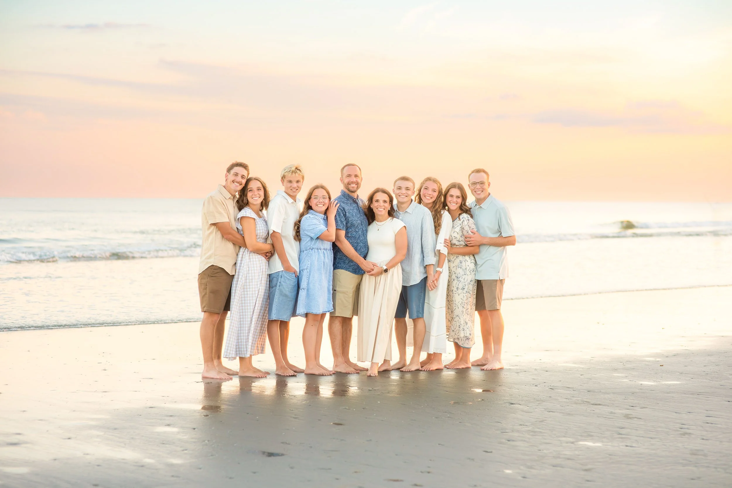 North Myrtle Beach South Carolina Extended Family Photo