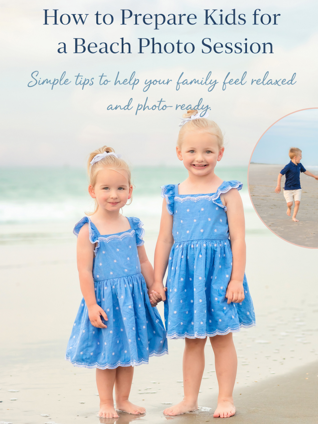 Tips for your family beach photography session with kids