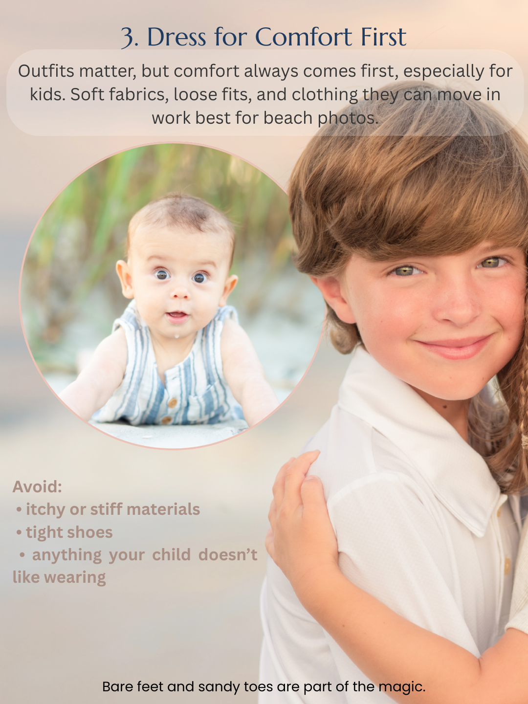 What Should Kids Wear for Beach Family Photos?
