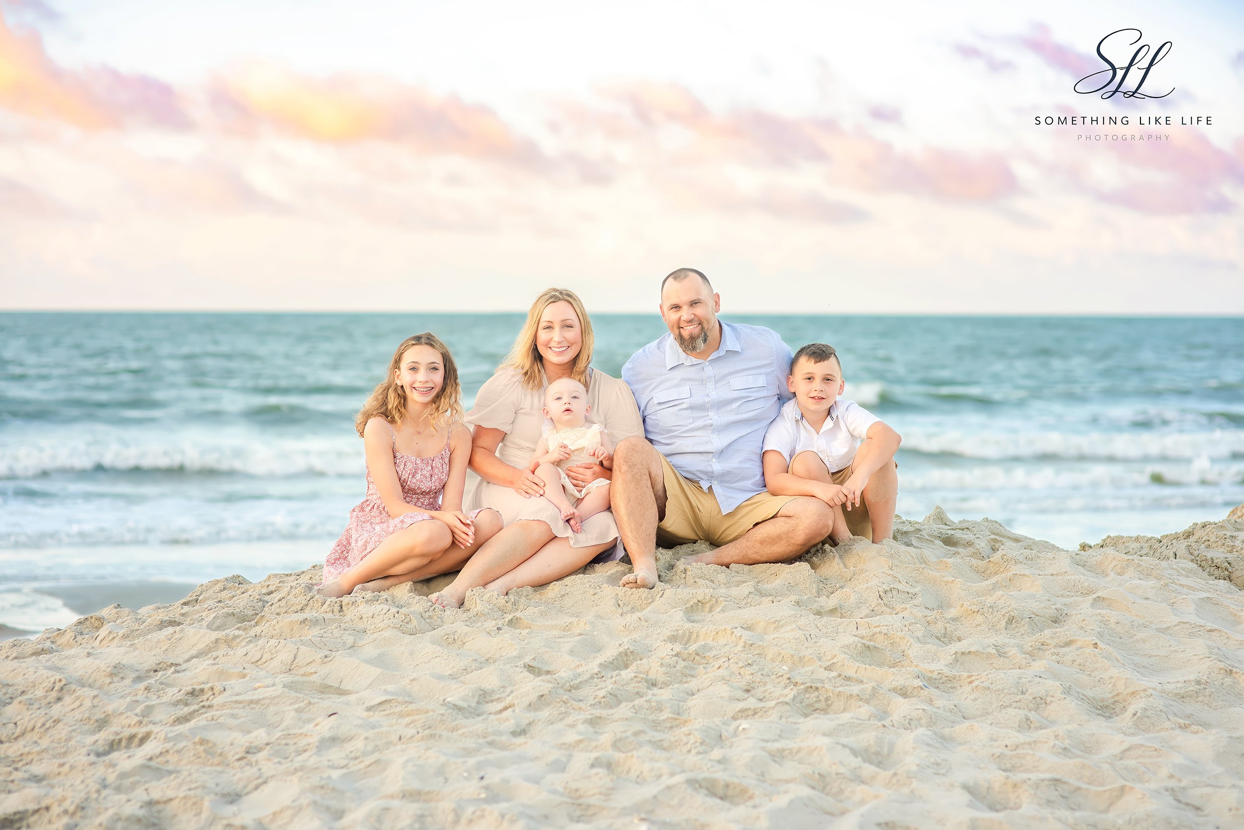 family-beach-portraits-sunset-myrtle-beach