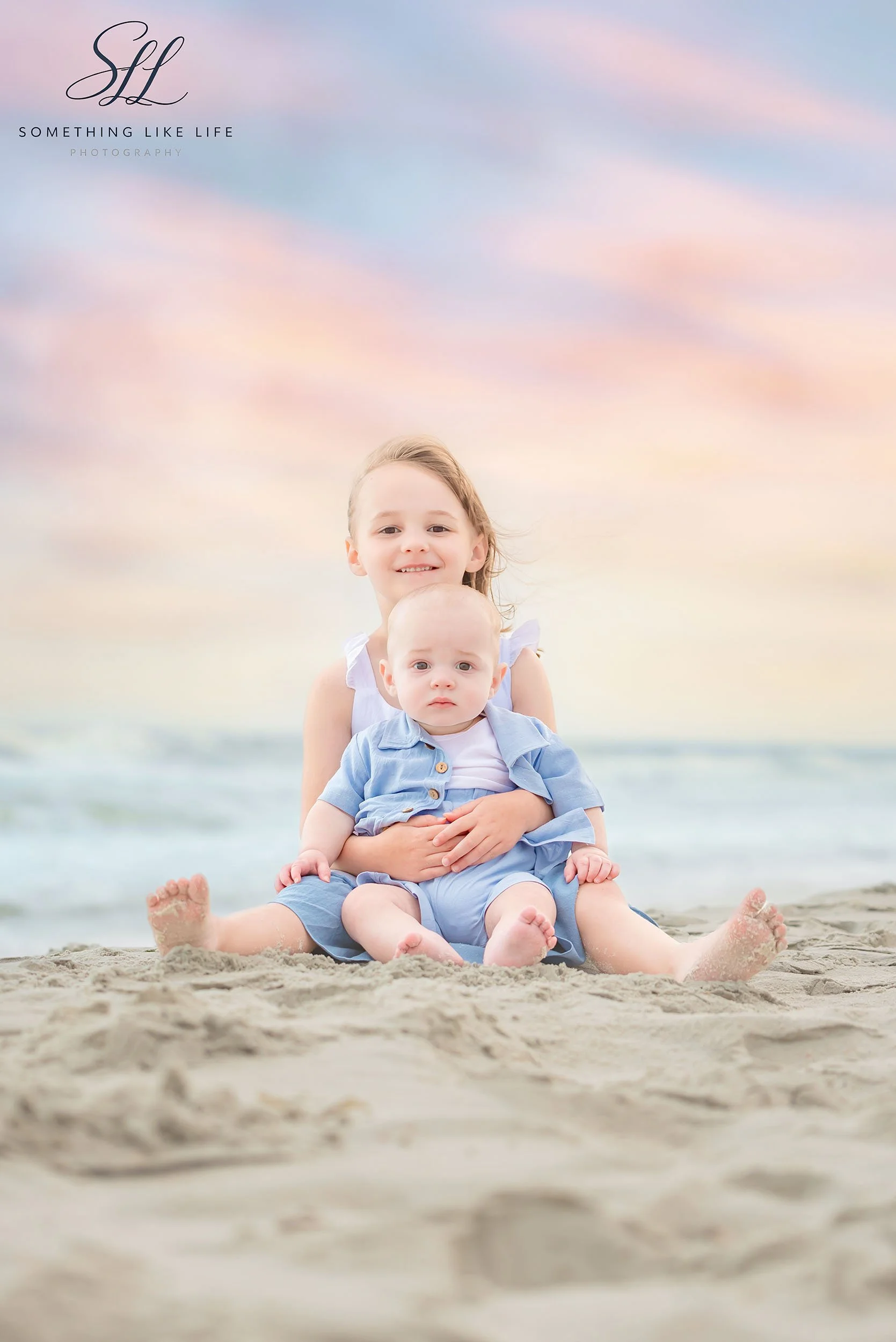 Myrtle Beach Children’s Beach Portraits at Sunset