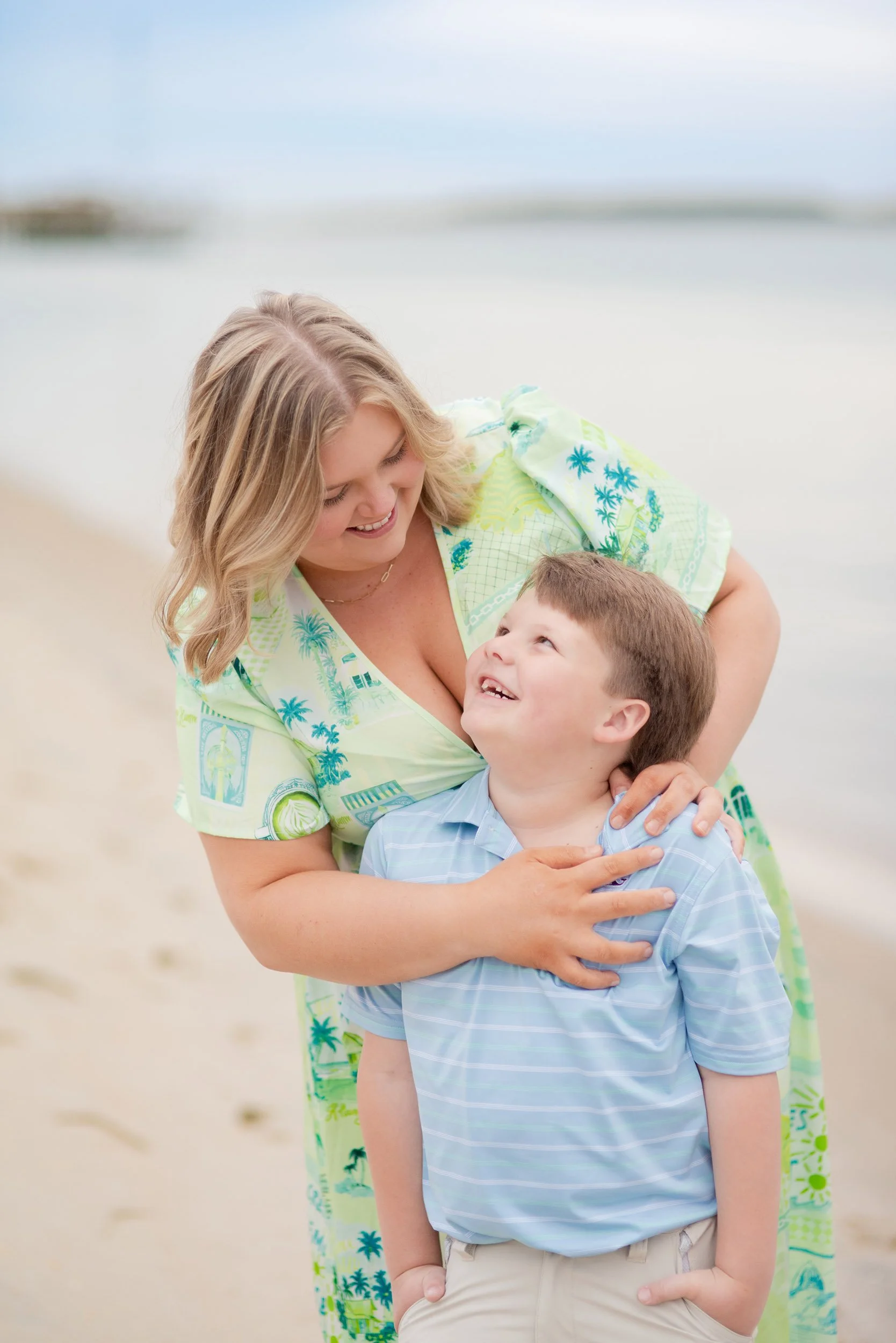 Garden City Beach Mother & Son Photography | Heartwarming Beach Portraits in South Carolina