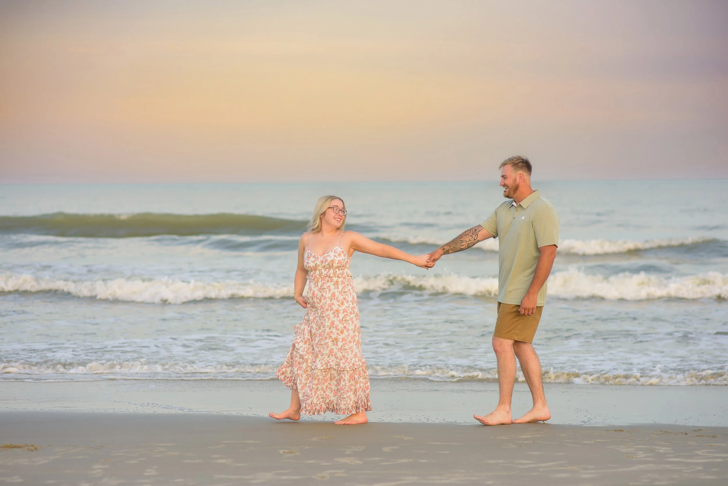 Sonny and Dara | A Romantic Couples Session at Huntington Beach State Park